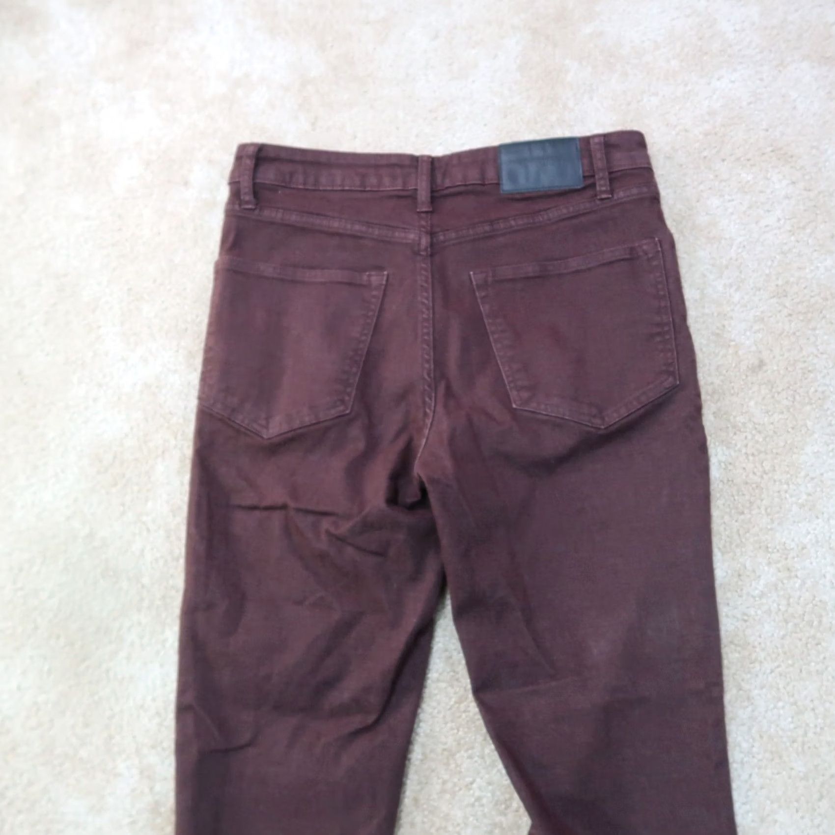 Express Express Jeans Skinny 30x30 Red Denim Stretch Slim 5-Pocket Mens Cotton Blend Size US 30 / EU 46 - 6 Thumbnail