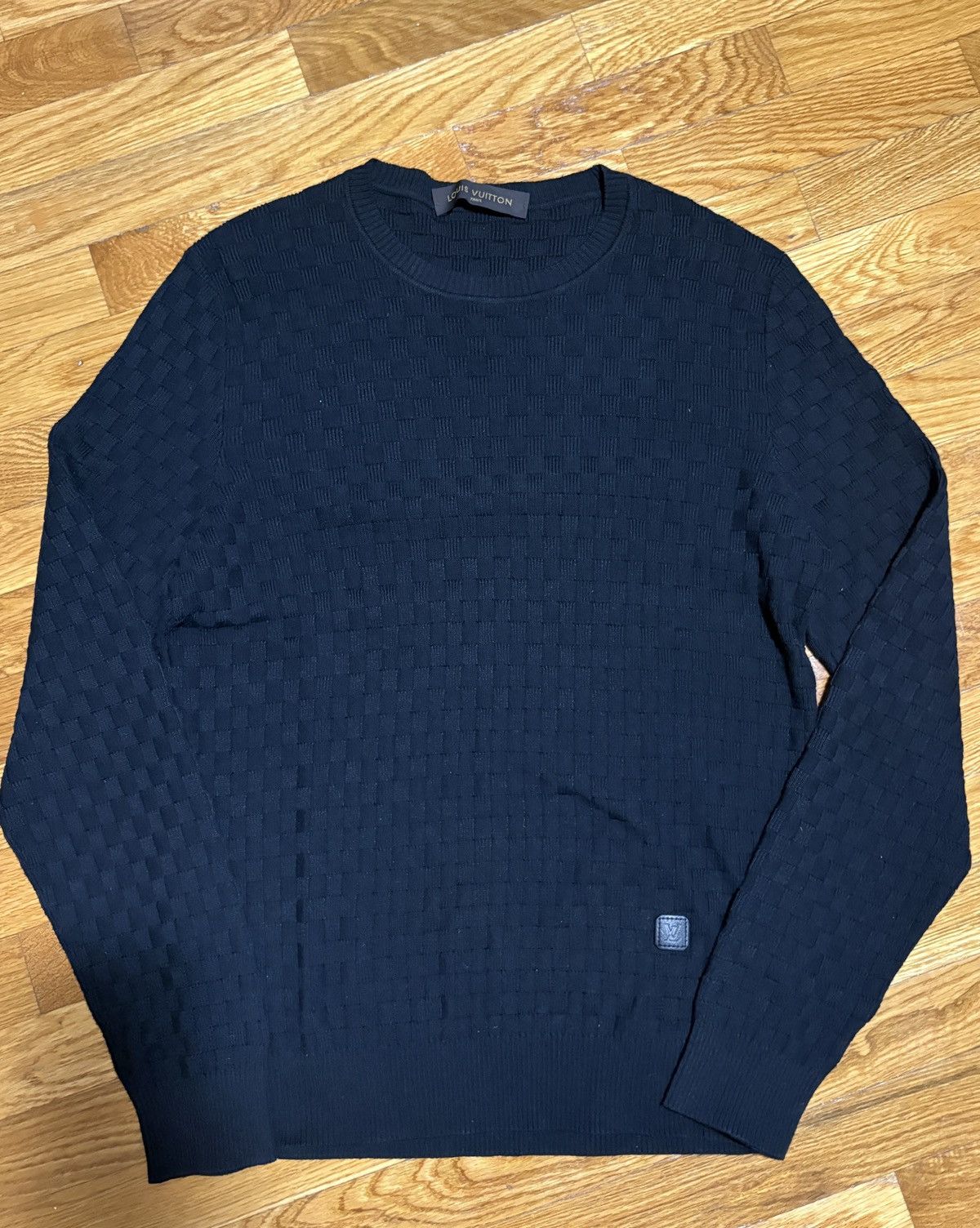 Louis Vuitton LV x Virgil Abloh Damier Sweater Size US M / EU 48-50 / 2 - 1 Thumbnail