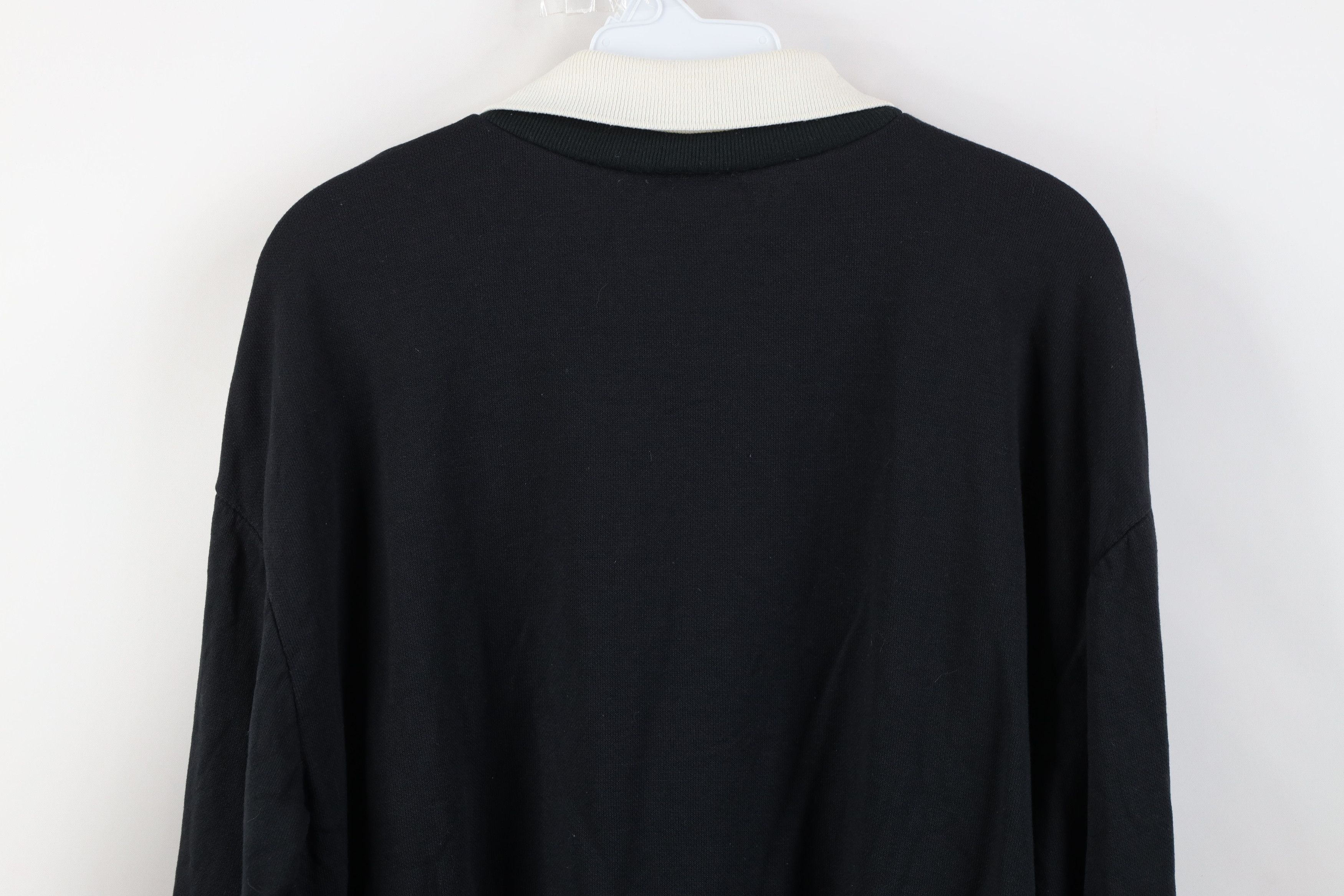 Vintage Vintage 90s Streetwear Bear Heart Collared Sweatshirt USA Size L / US 10 / IT 46 - 13 Thumbnail