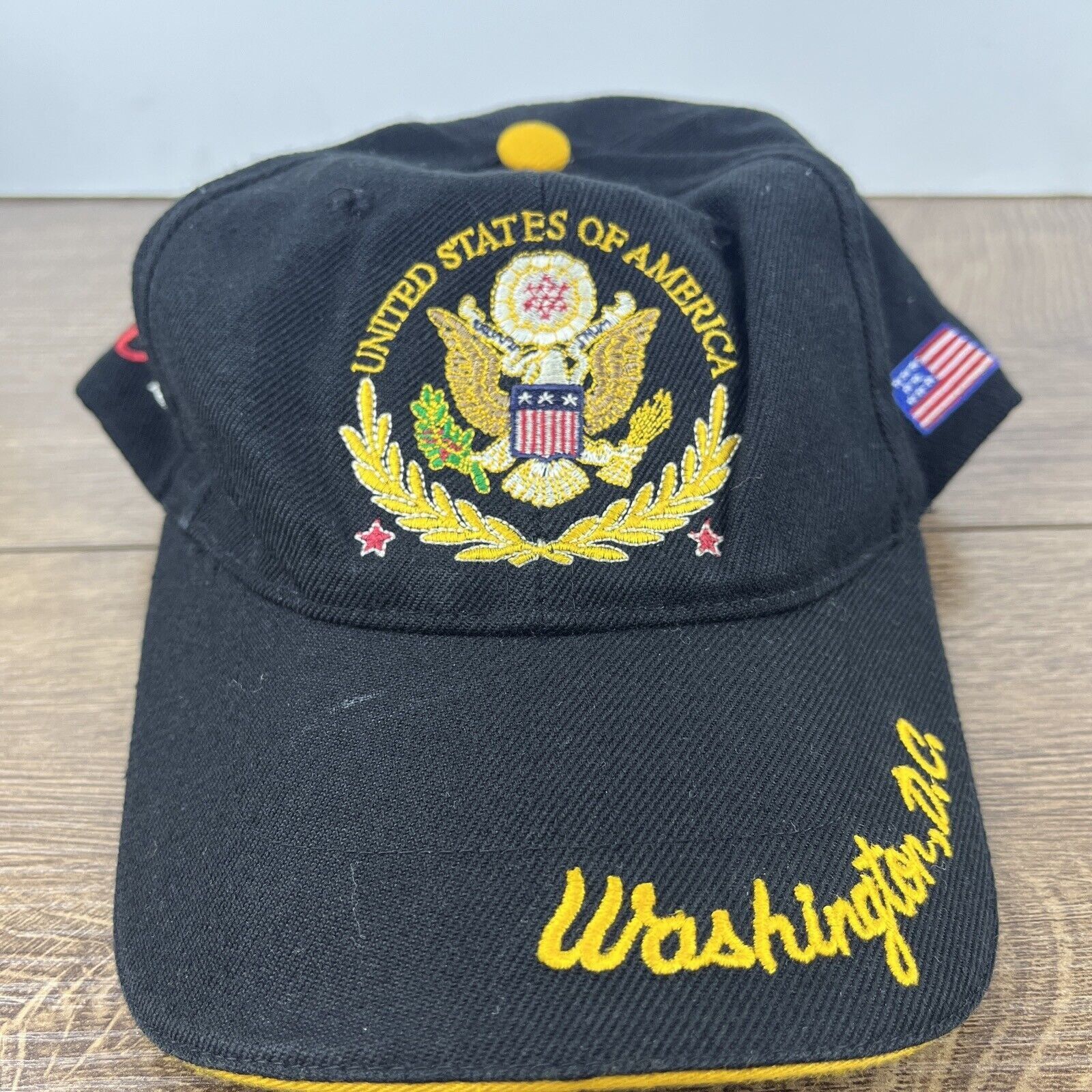 Other Washington DC Hat United States DC Black Hat Adjustable Adul Size ONE SIZE - 3 Thumbnail
