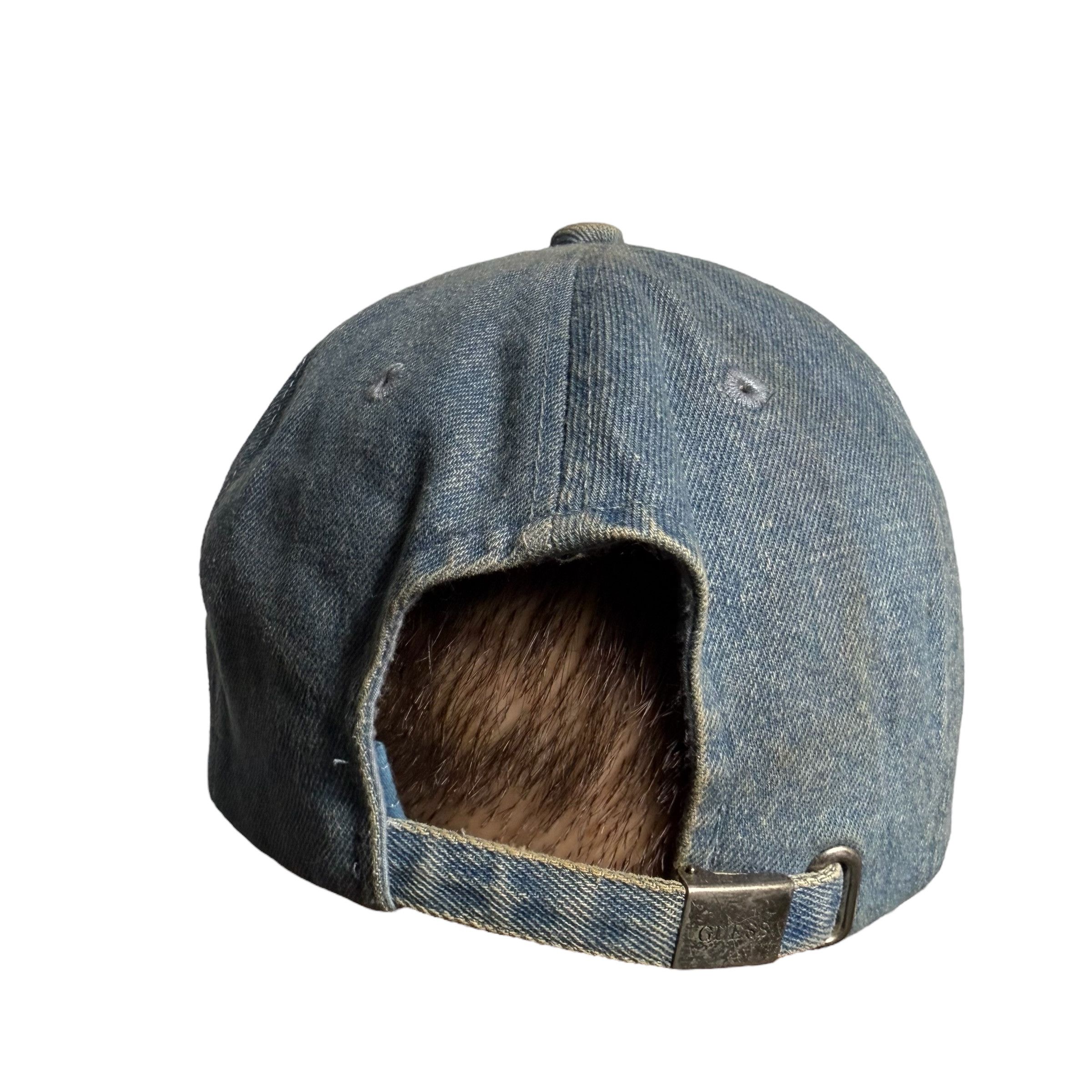 Guess 🔥RARE🔥Vintage Guess Denim Adjustable Cap Size ONE SIZE - 7 Thumbnail