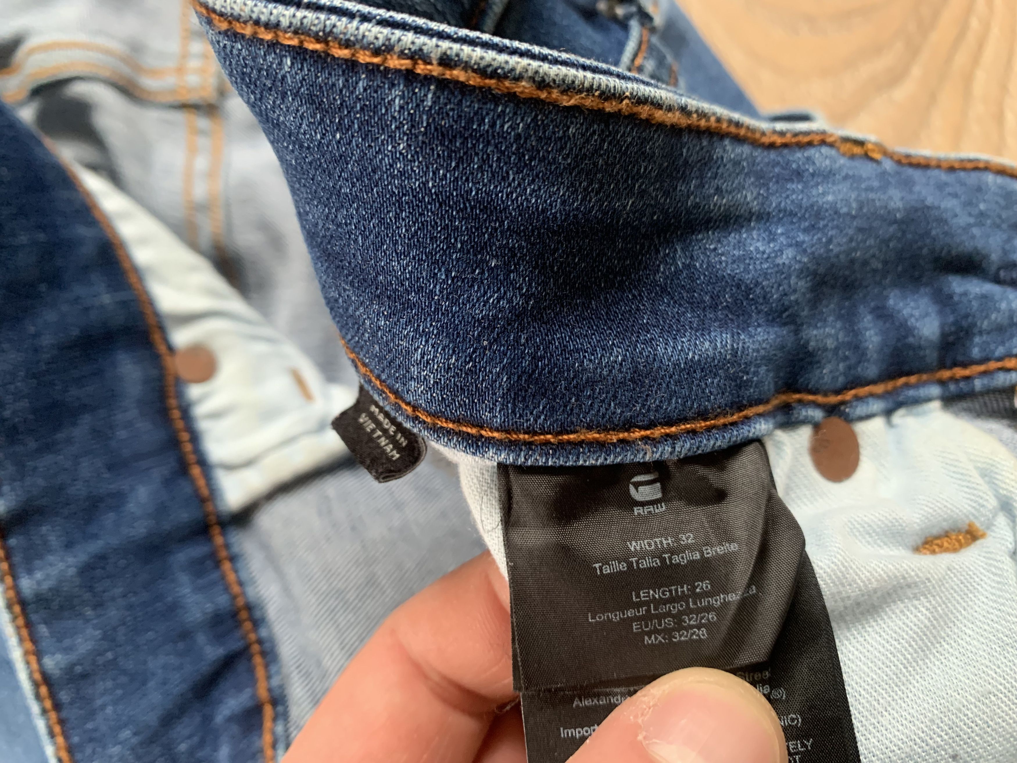 G-Star G-Star Raw Revend Blue Skinny Jeans Size US 32 / EU 48 - 10 Thumbnail