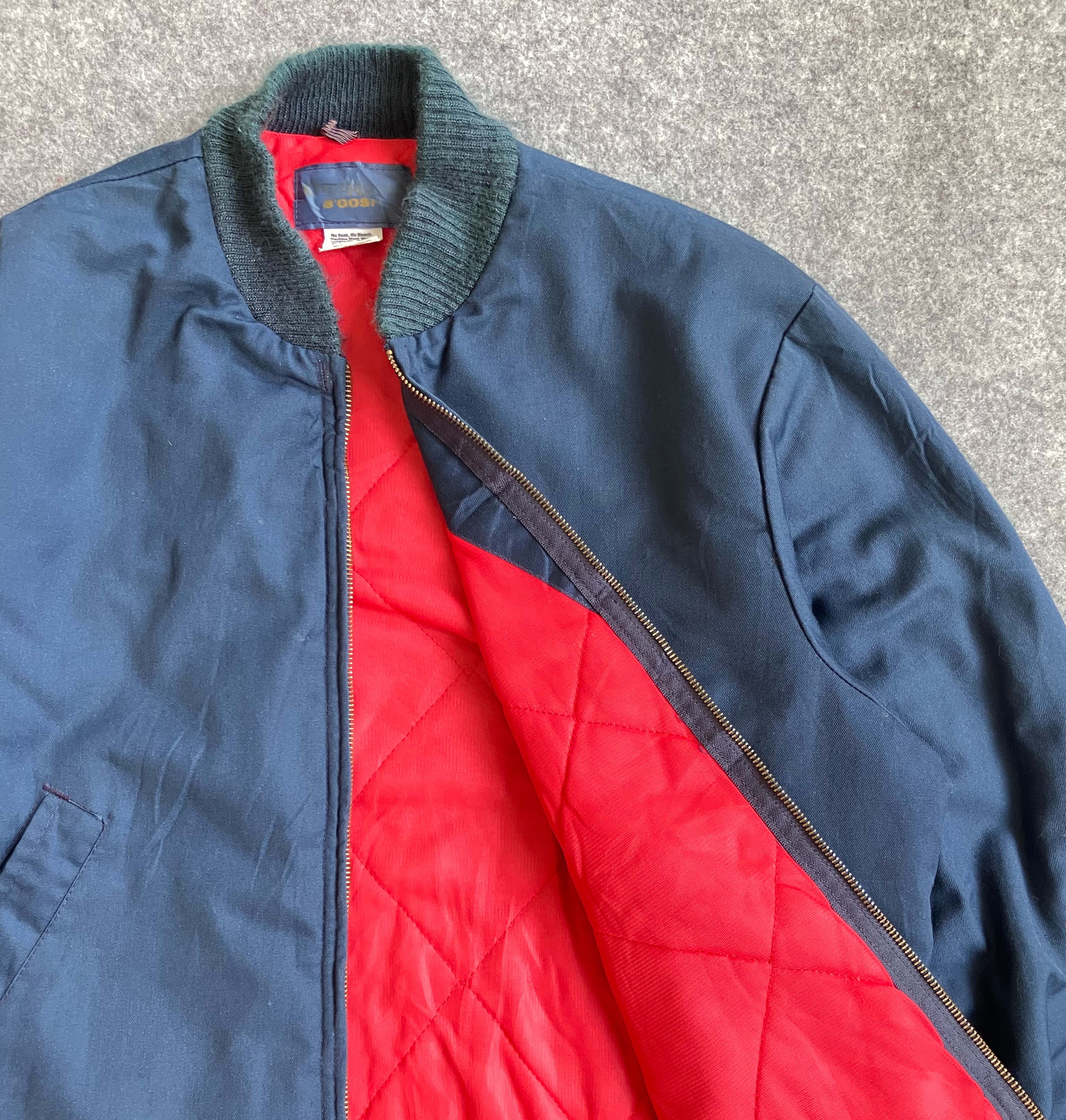 The Real McCoy's Vintage Osh Kosh red quilted lining bomber jacket Size US M / EU 48-50 / 2 - 3 Thumbnail
