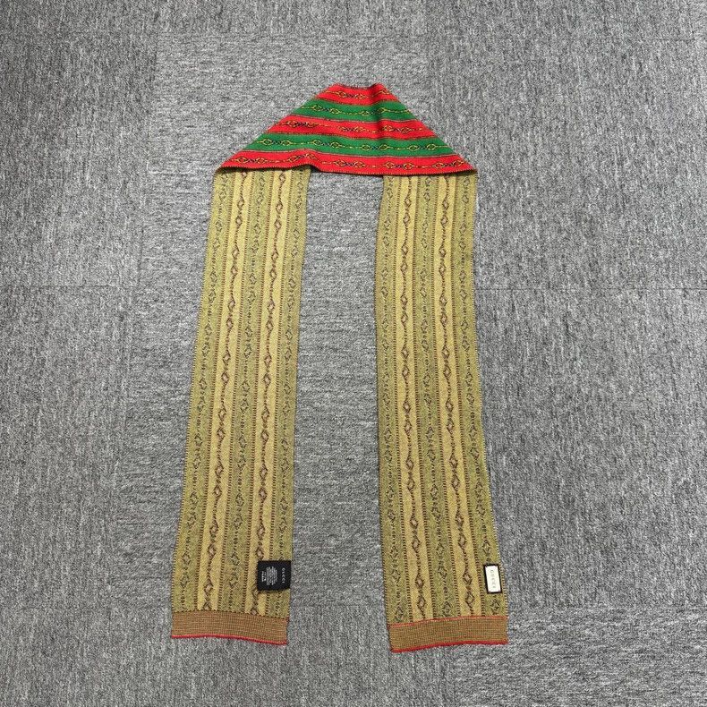 Gucci Gucci lock pattern scarf-2508 Size ONE SIZE - 2 Thumbnail