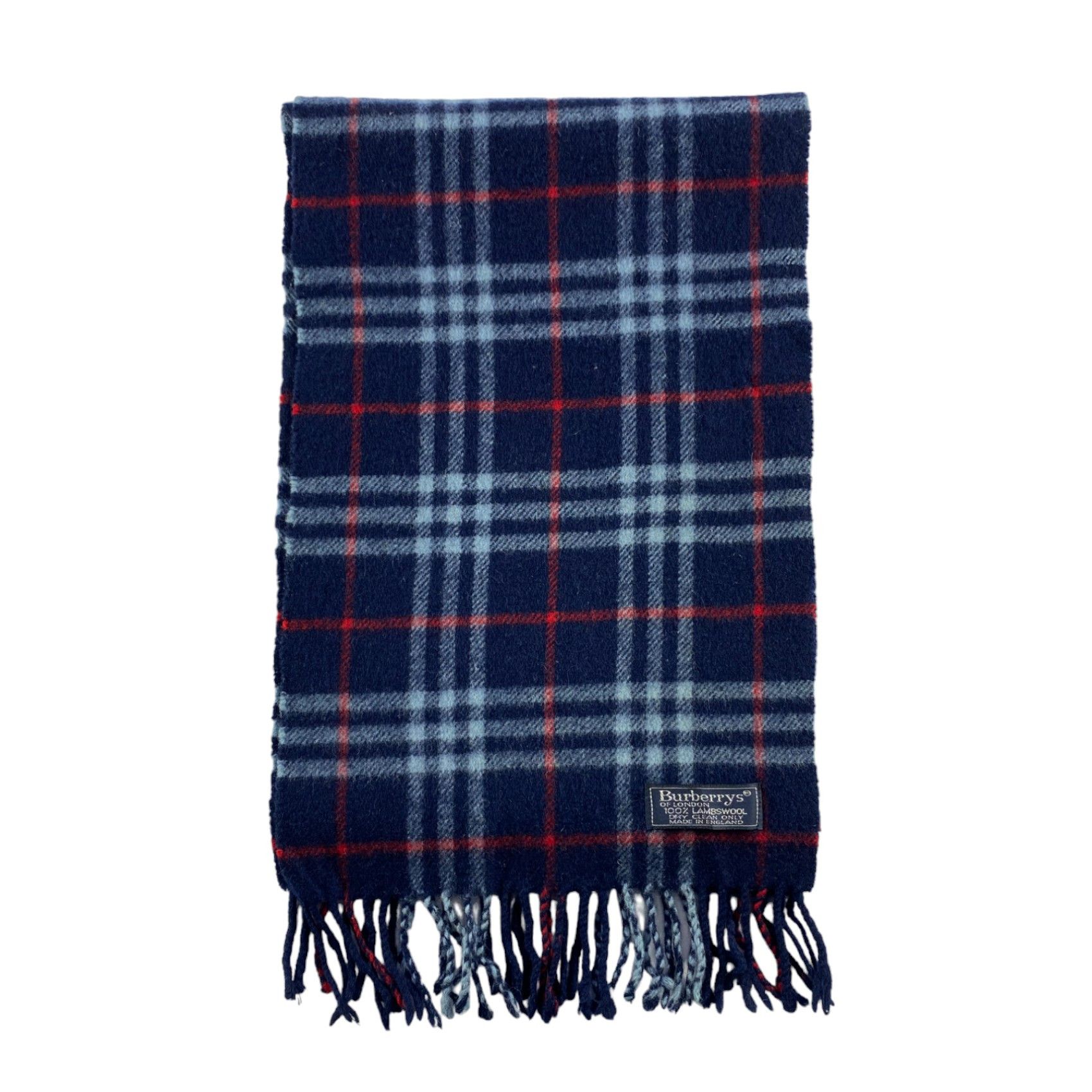 Burberry × Vintage Burberry Scarf / Muffler / Neckwear - WW1133 Size ONE SIZE - 2 Thumbnail