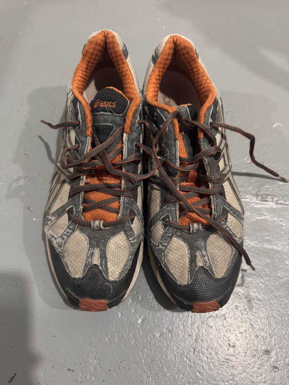 Asics Orange and Grey Asics Gel Trail Sensor IGS Men’s 12 Size US 12 / EU 45 - 6 Thumbnail