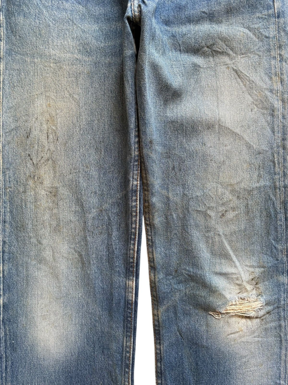 Levi's Vintage 90s Levis 501xx Mud Wash Distressed Jeans Size US 28 / EU 44 - 5 Thumbnail
