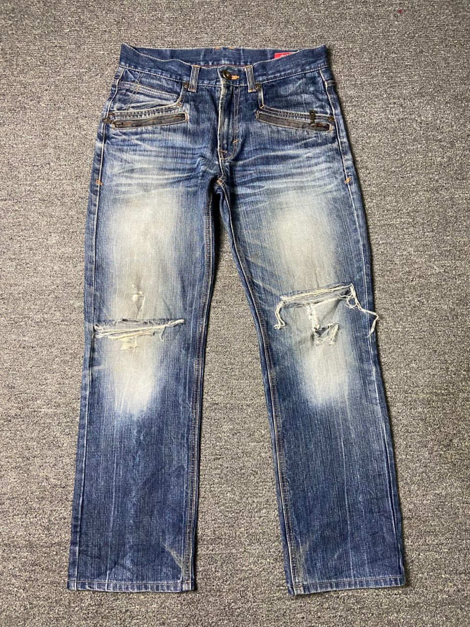 Japanese Brand × Other × Vintage AVAIL Brand Distressed Denim Ripped Jeans (132) Size US 33 - 1 Thumbnail