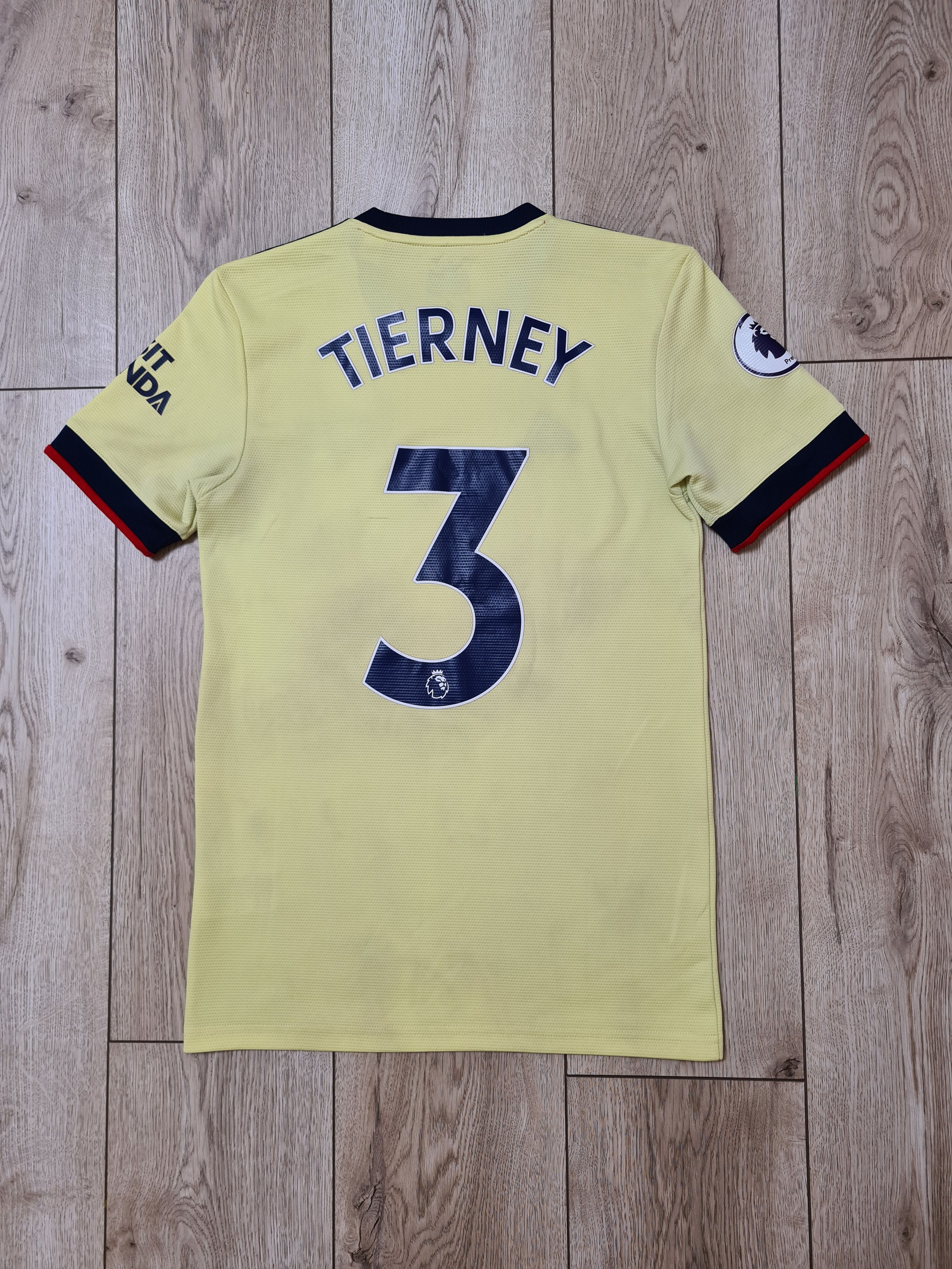 ARSENAL 2021 2022 AWAY TIERNEY FOOTBALL SHIRT SOCCER JERSEY