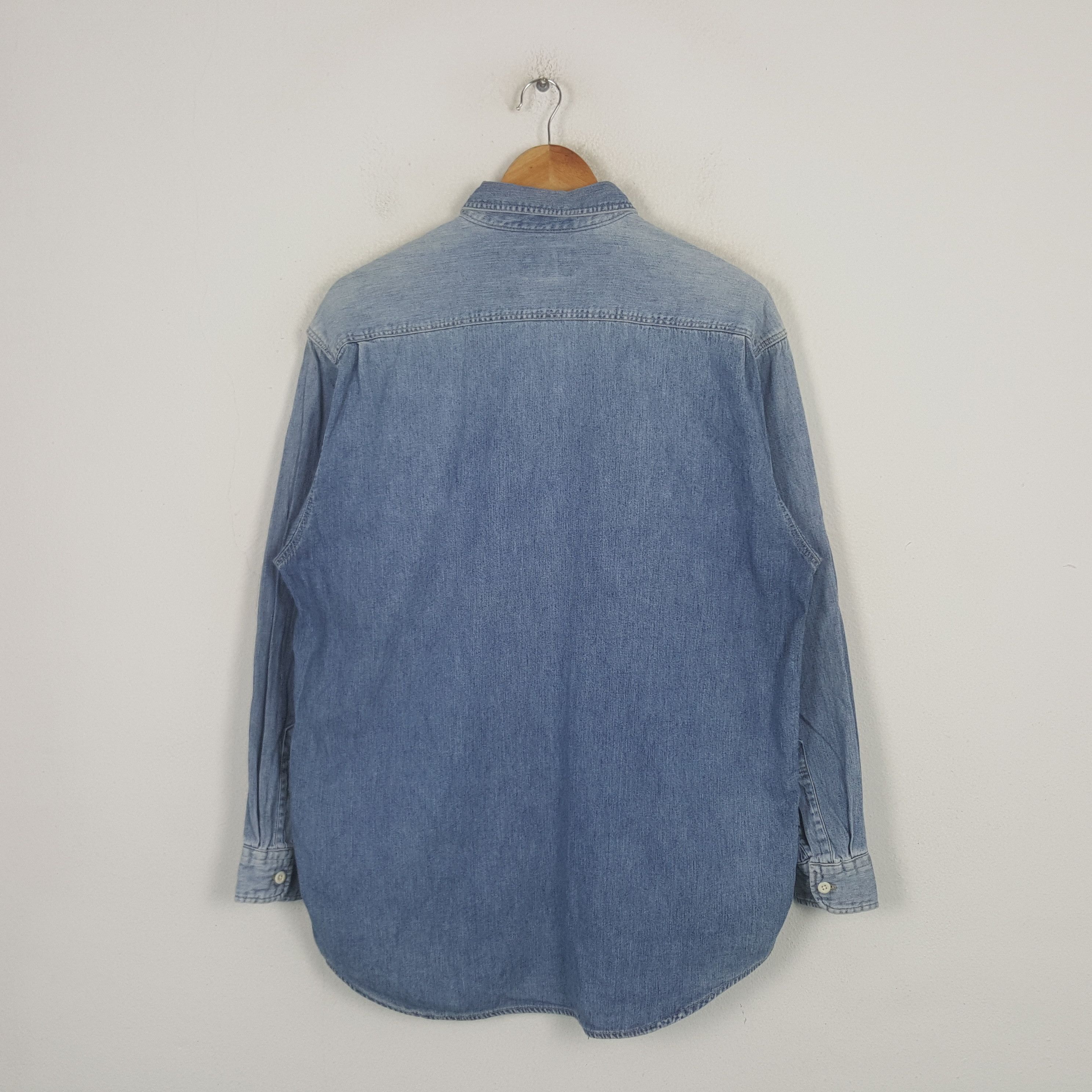 Wrangler Vintage Wrangler American Denim Shirt Button Up C301N68 Size US L / EU 52-54 / 3 - 3 Thumbnail