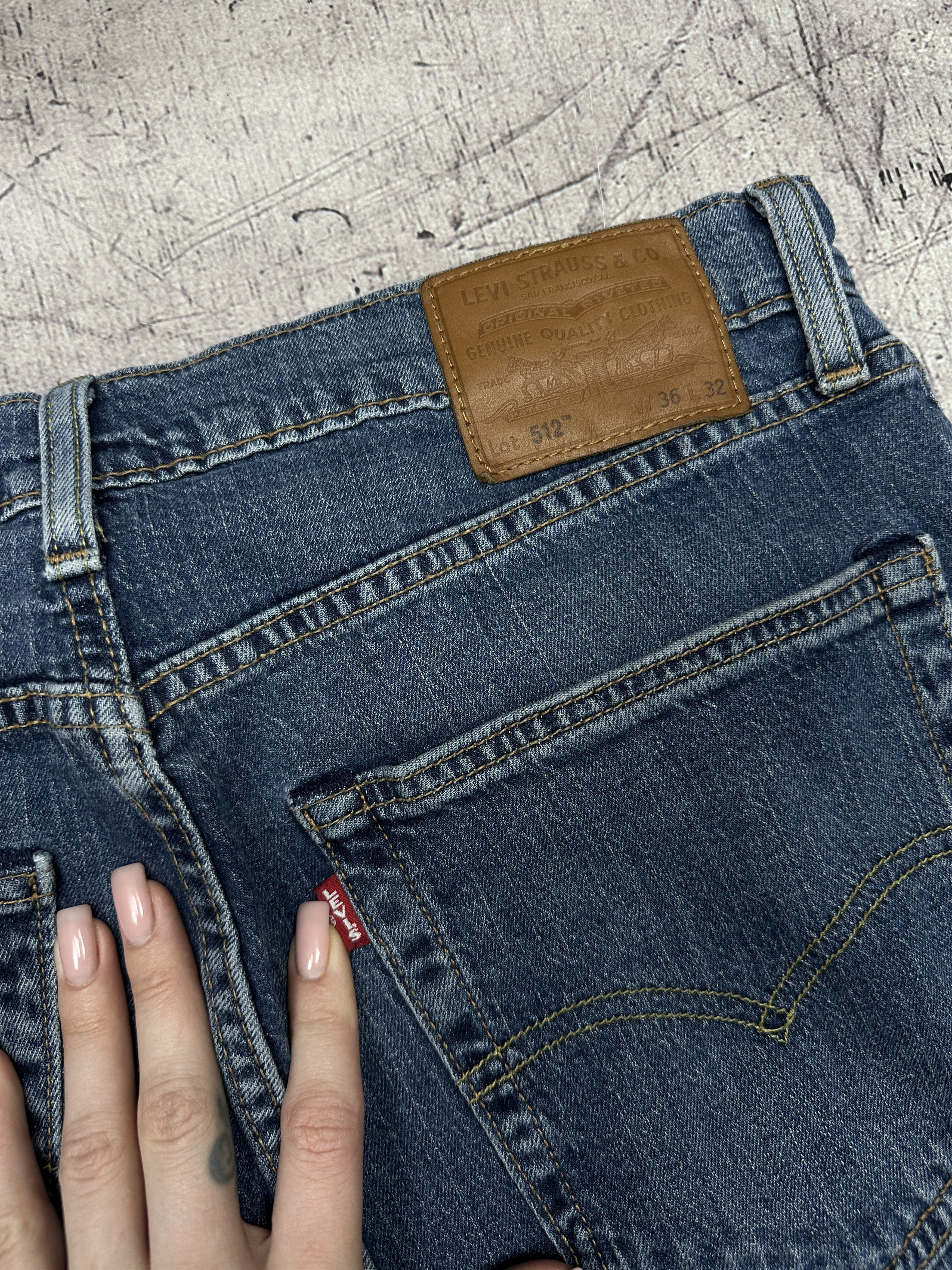 Levi's Levi's 512 Mens Premium Denim Pants Big E Jeans Size 36 x 32 Size US 36 / EU 52 - 3 Thumbnail
