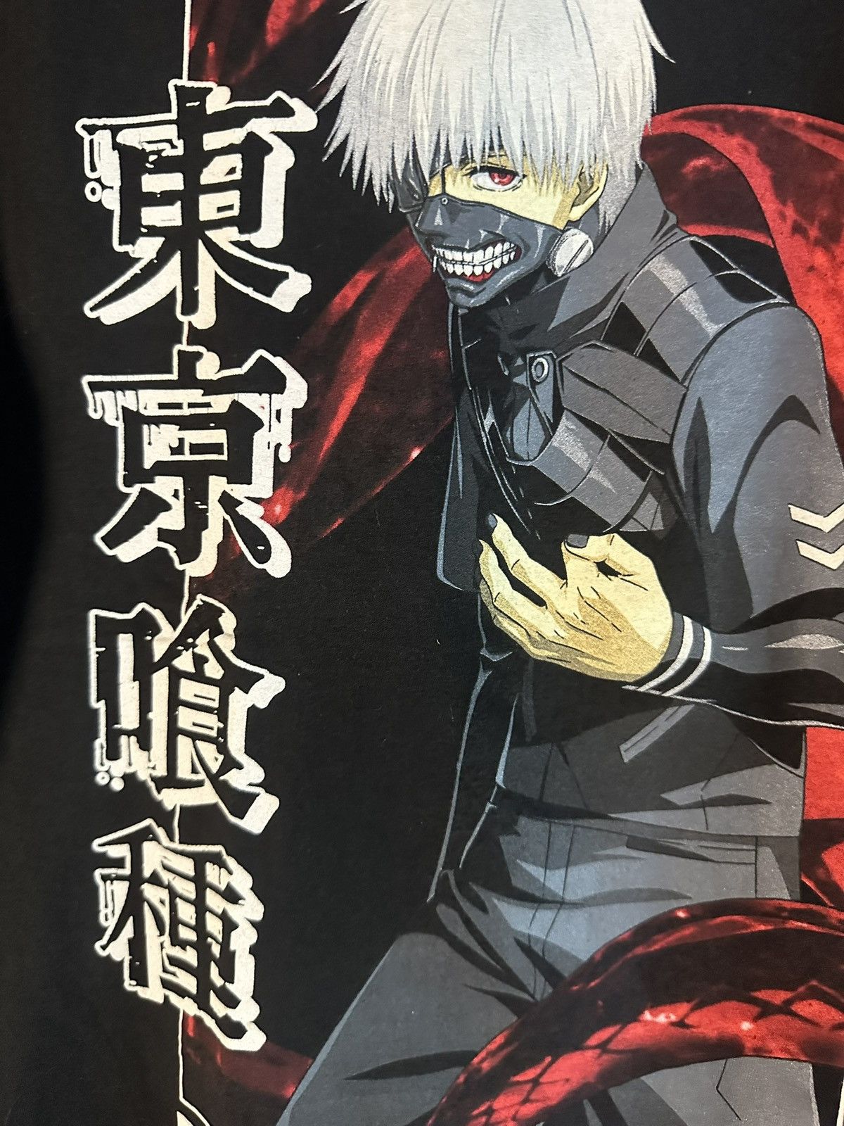 Anime Rare Y2K Anime/Manga Tokyo Ghoul Kaneki Tshirt Size US M / EU 48-50 / 2 - 4 Thumbnail