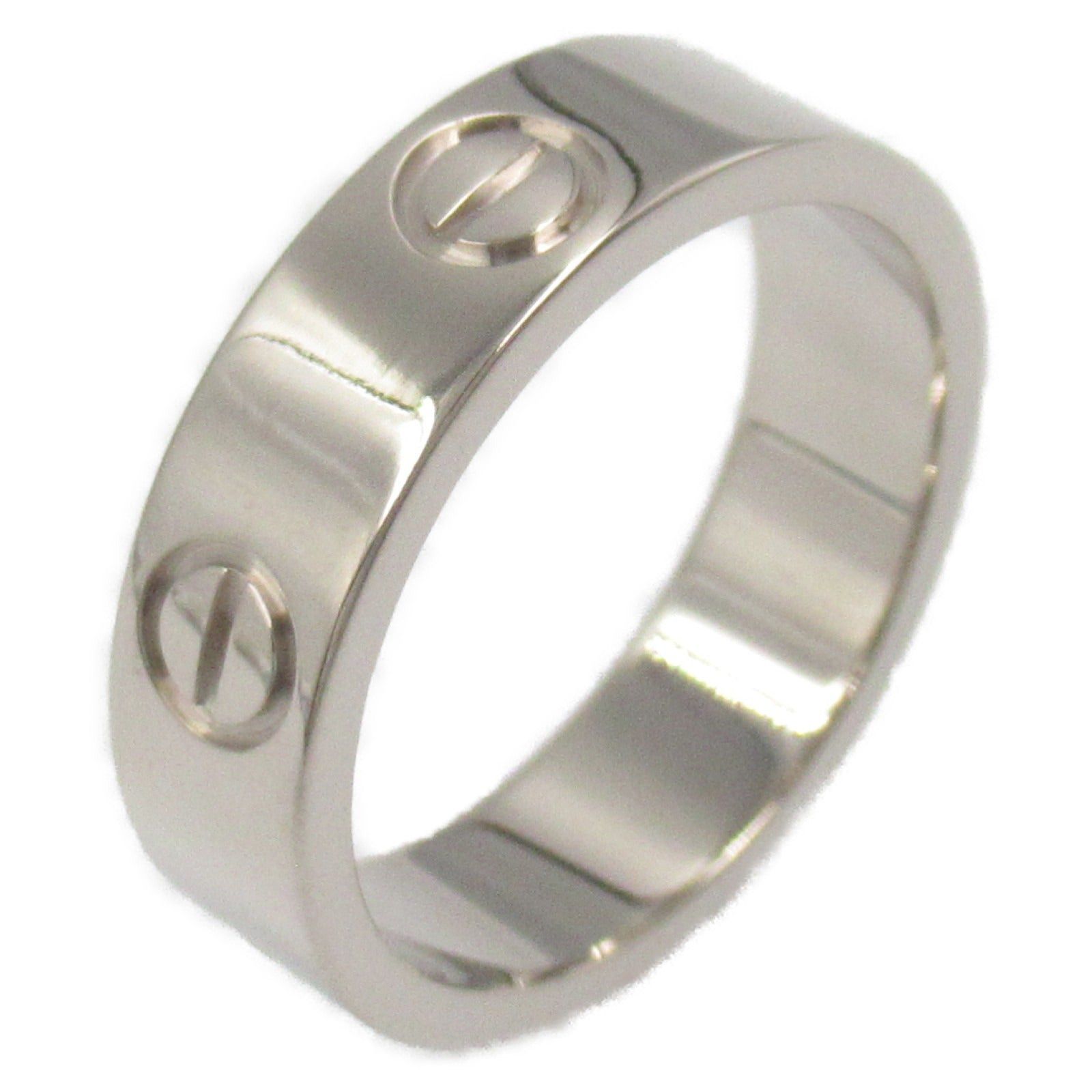 Cartier Cartier Love Ring K18Wg (White Gold) Silver Size ONE SIZE - 1 Thumbnail