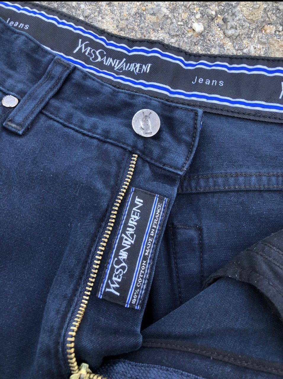 Vintage × Yves Saint Laurent Vintage YSL Yves Saint Laurent Denim Jeans Size US 29 - 5 Thumbnail