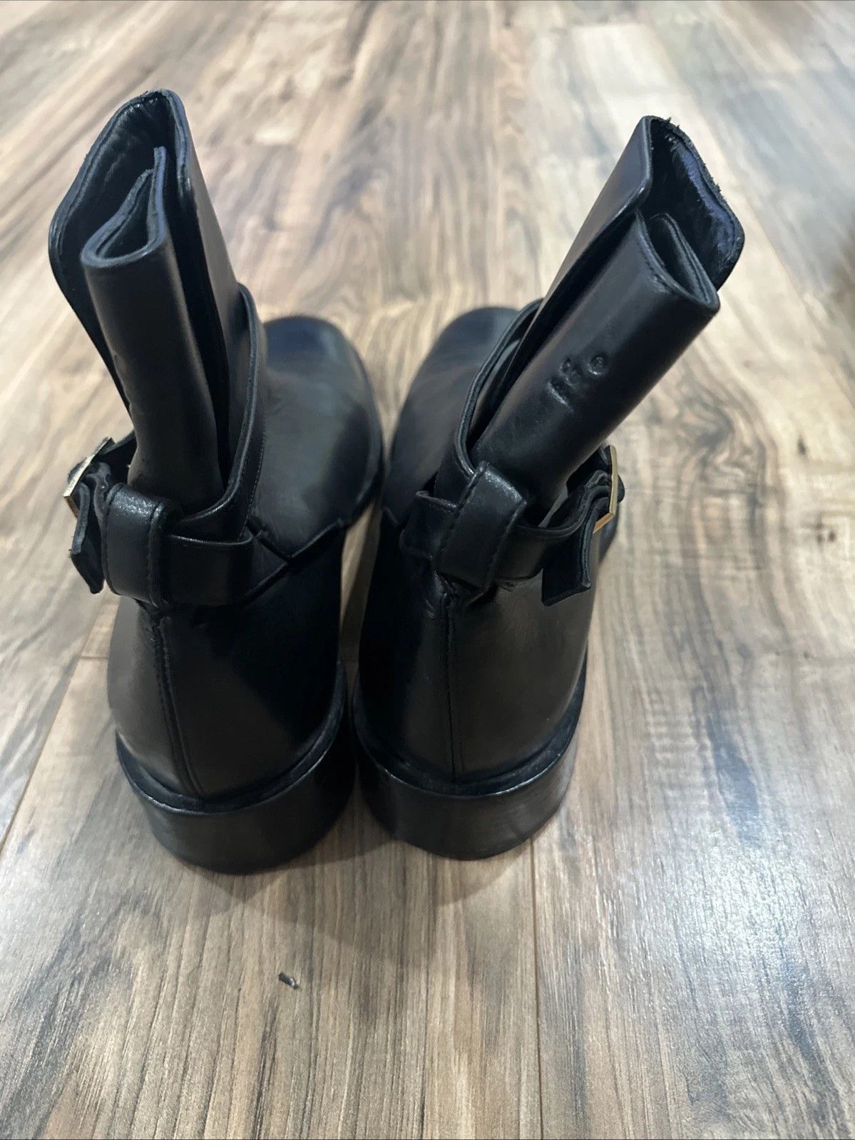 Gucci Gucci Jodhpur Boots Black Leather 12 Buckle Strap Size US 12 / EU 45 - 5 Thumbnail