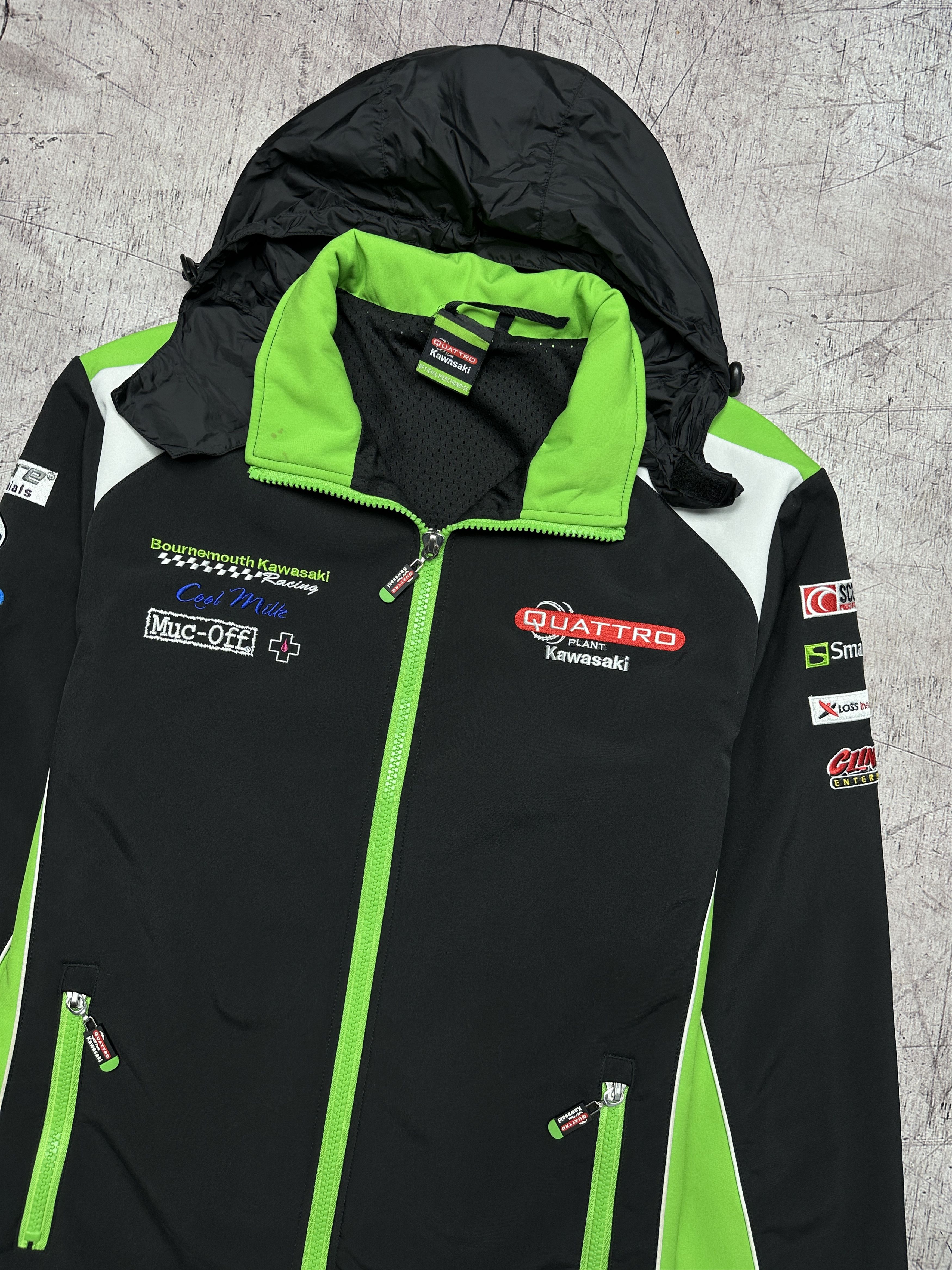 Japanese Brand Kawasaki Racing Team Vintage Mens Jacket Size US XXL / EU 58 / 5 - 2 Thumbnail