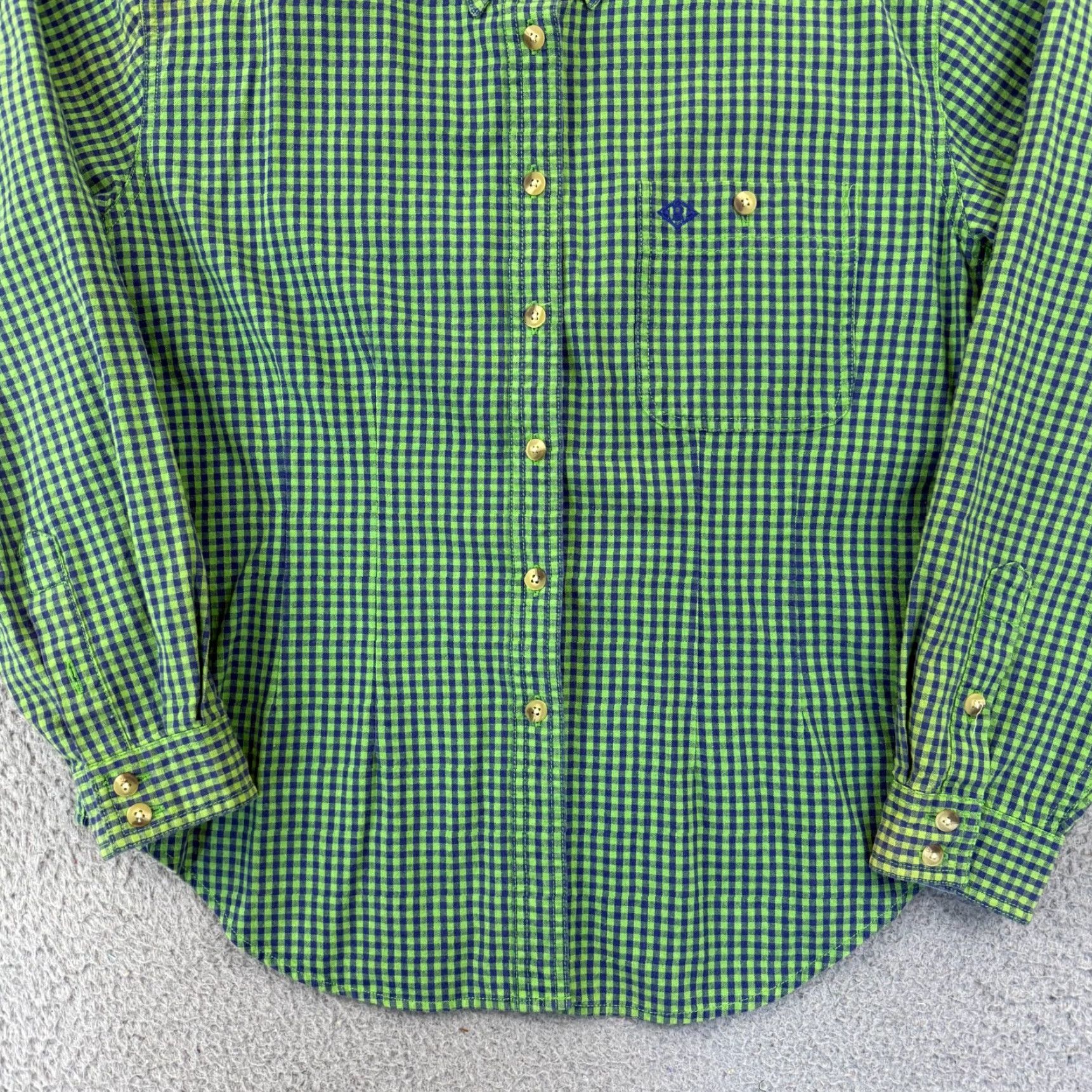Roper VINTAGE Roper Western Shirt Women Large Green Plaid Long Sleeve Cowboy Button Up Size L / US 10 / IT 46 - 3 Thumbnail