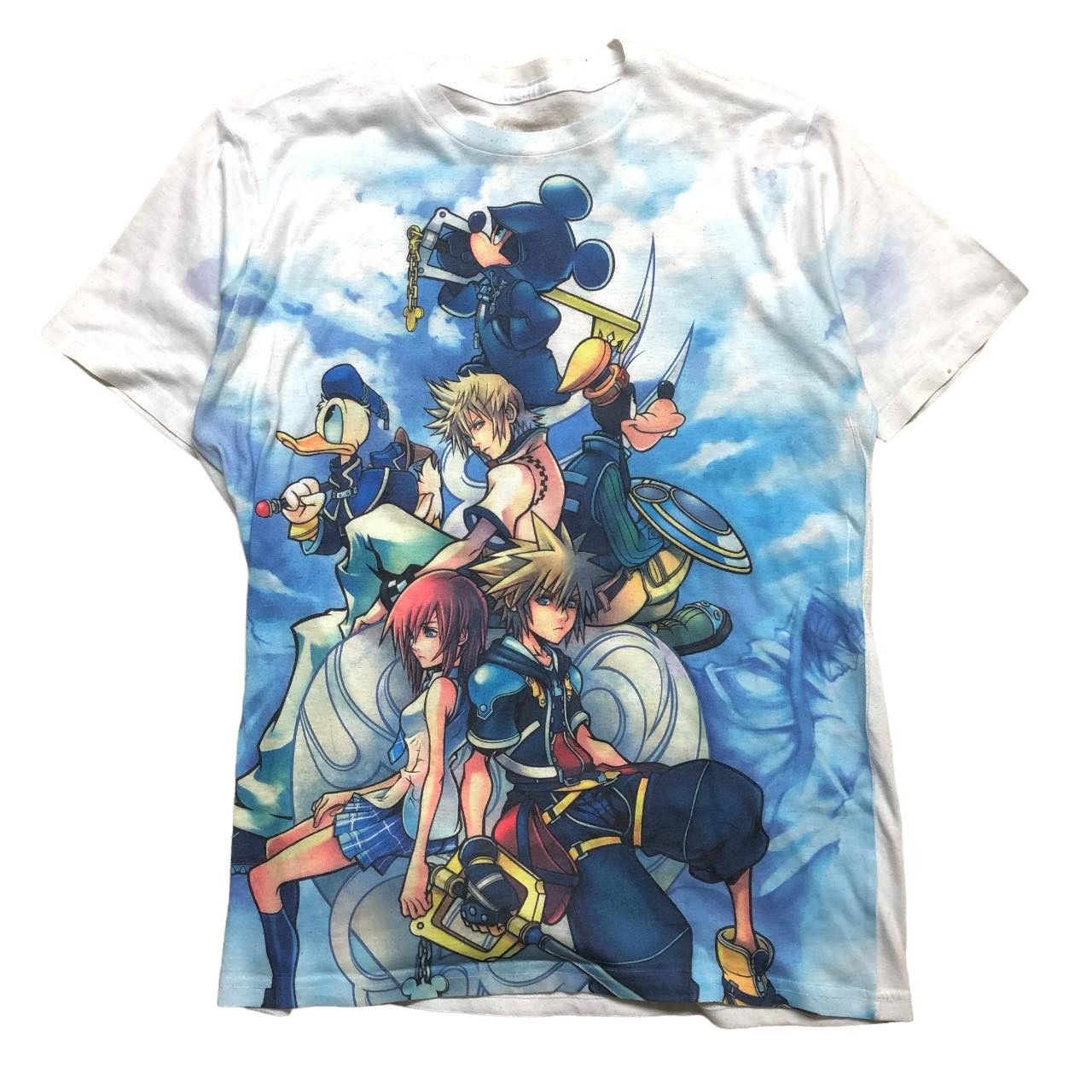 Vintage Kingdom Hearts y2k Video Game Graphic Tee Shirt | Grailed