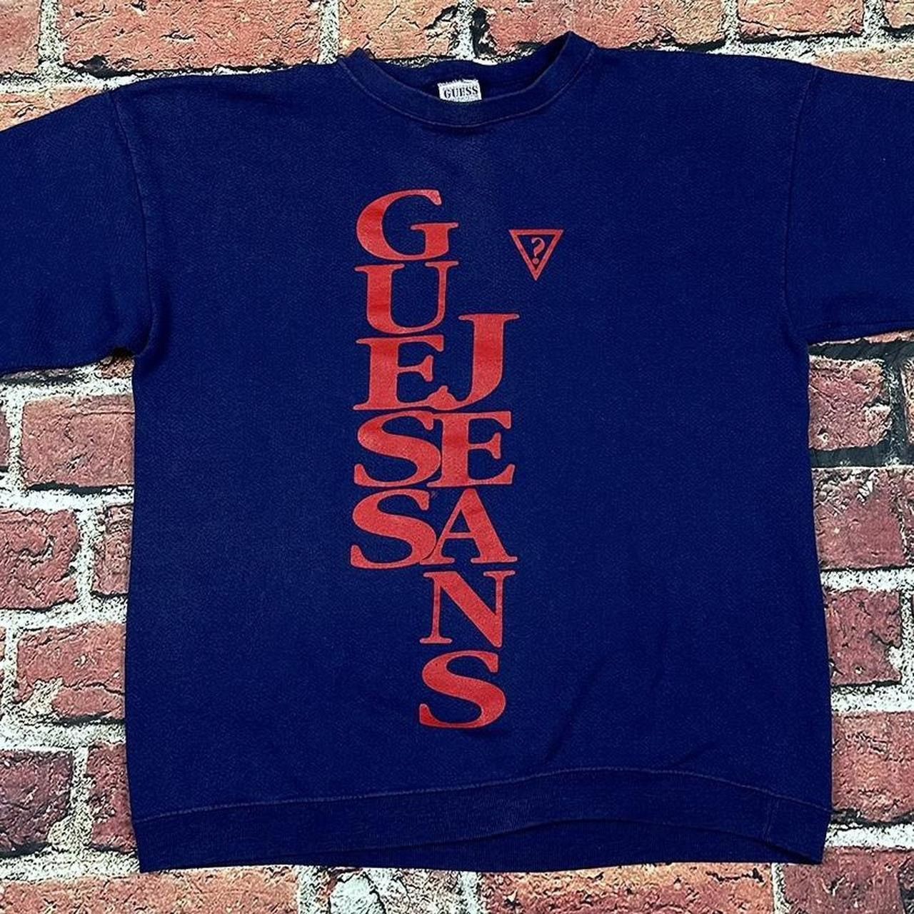 Guess Vintage Guess Jeans USA Pullover Crewneck Sweatshirt 90s Size US M / EU 48-50 / 2 - 2 Thumbnail
