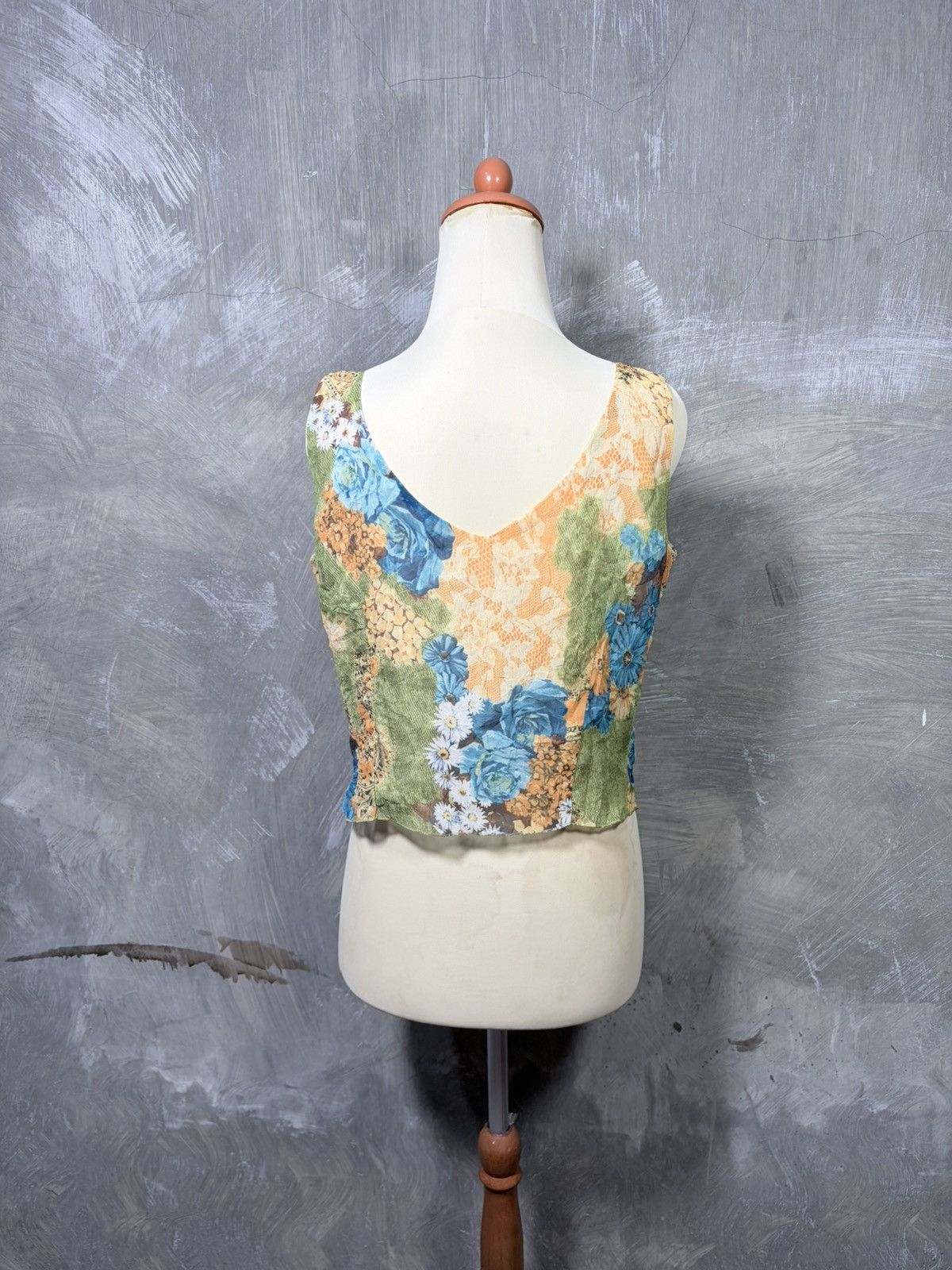 Japanese Brand Ana Sousa Women Sleeveless Tops Size L / US 10 / IT 46 - 6 Thumbnail
