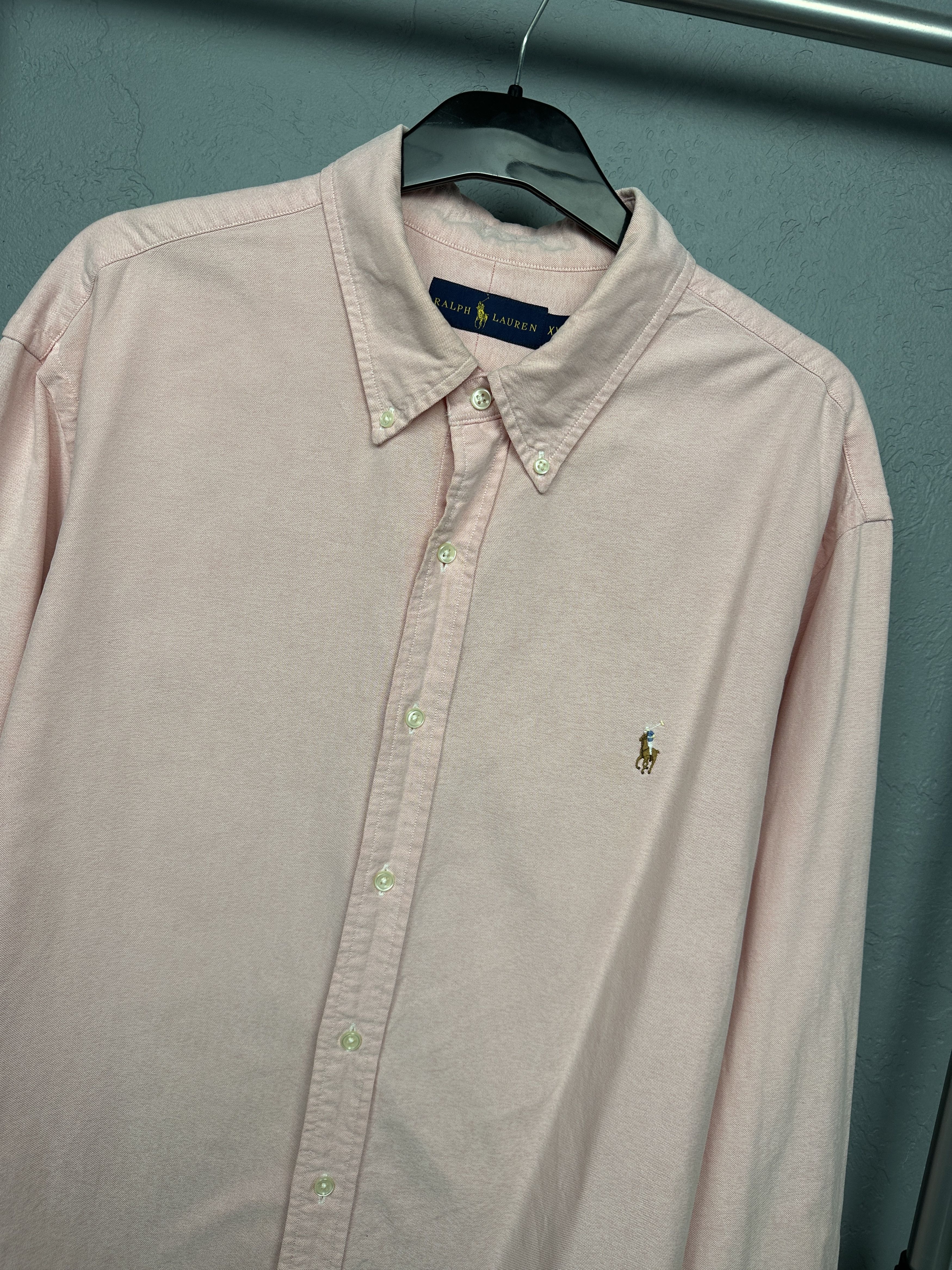 Polo Ralph Lauren Polo Ralph Lauren Mens Long Sleeve Shirt Size US XXL / EU 58 / 5 - 2 Thumbnail