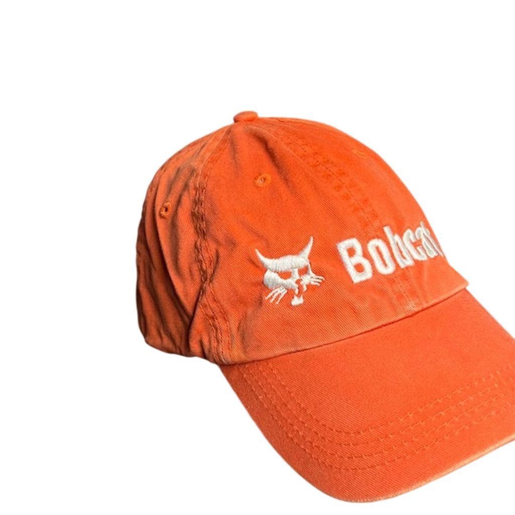 Vintage Y2k Bobcat Unisex Orange Baseball Cap Adjustable Snapback Size ONE SIZE - 1 Thumbnail