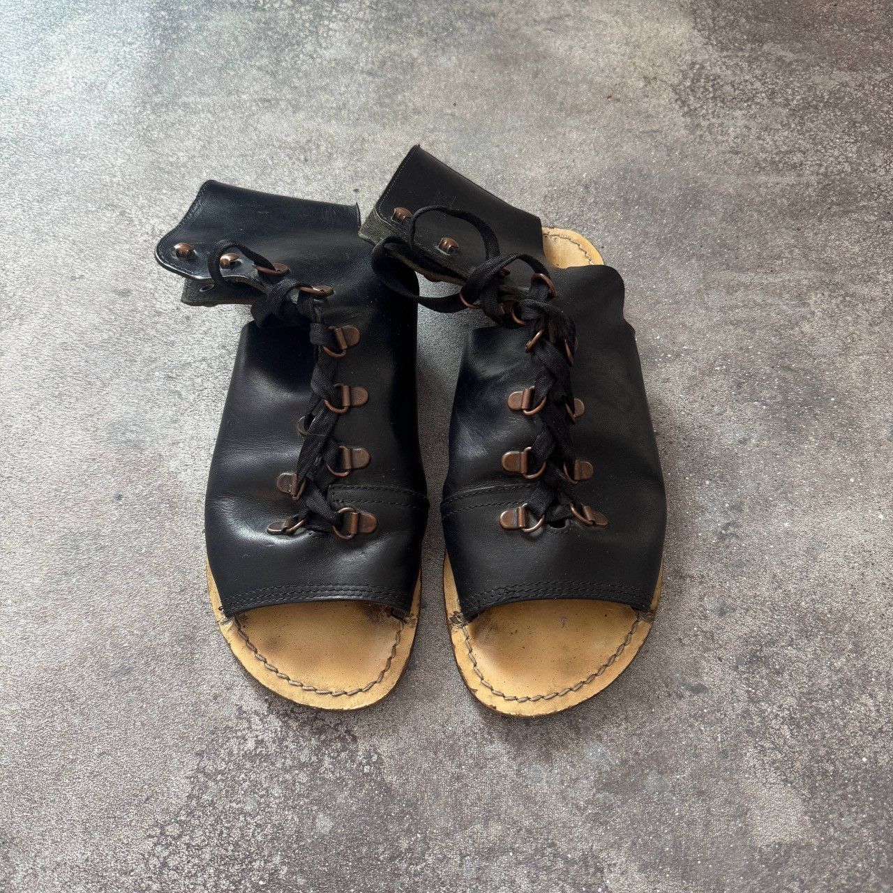 Diesel DIESEL Vintage Gladiator Leather Sandals Size US 8 / IT 38 - 6 Thumbnail