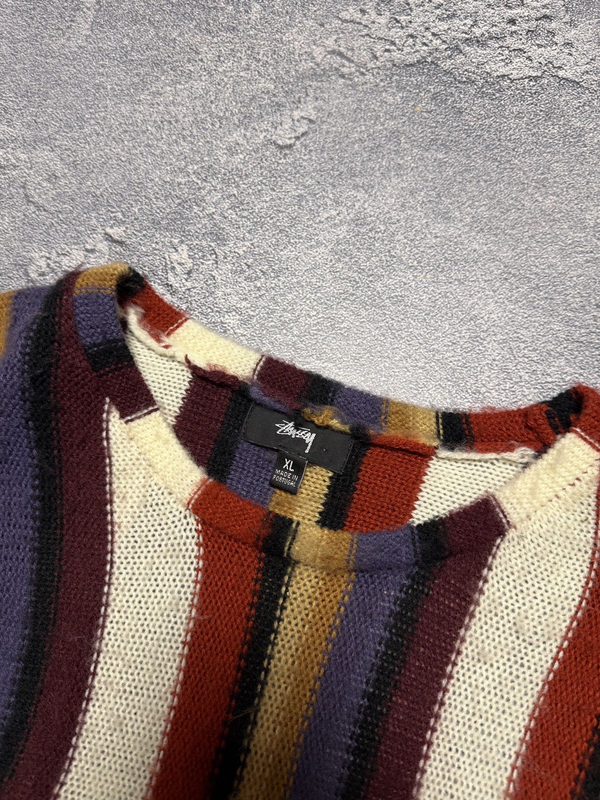Stussy Stussy Sweater Vertical Striped Size US XL / EU 56 / 4 - 6 Thumbnail