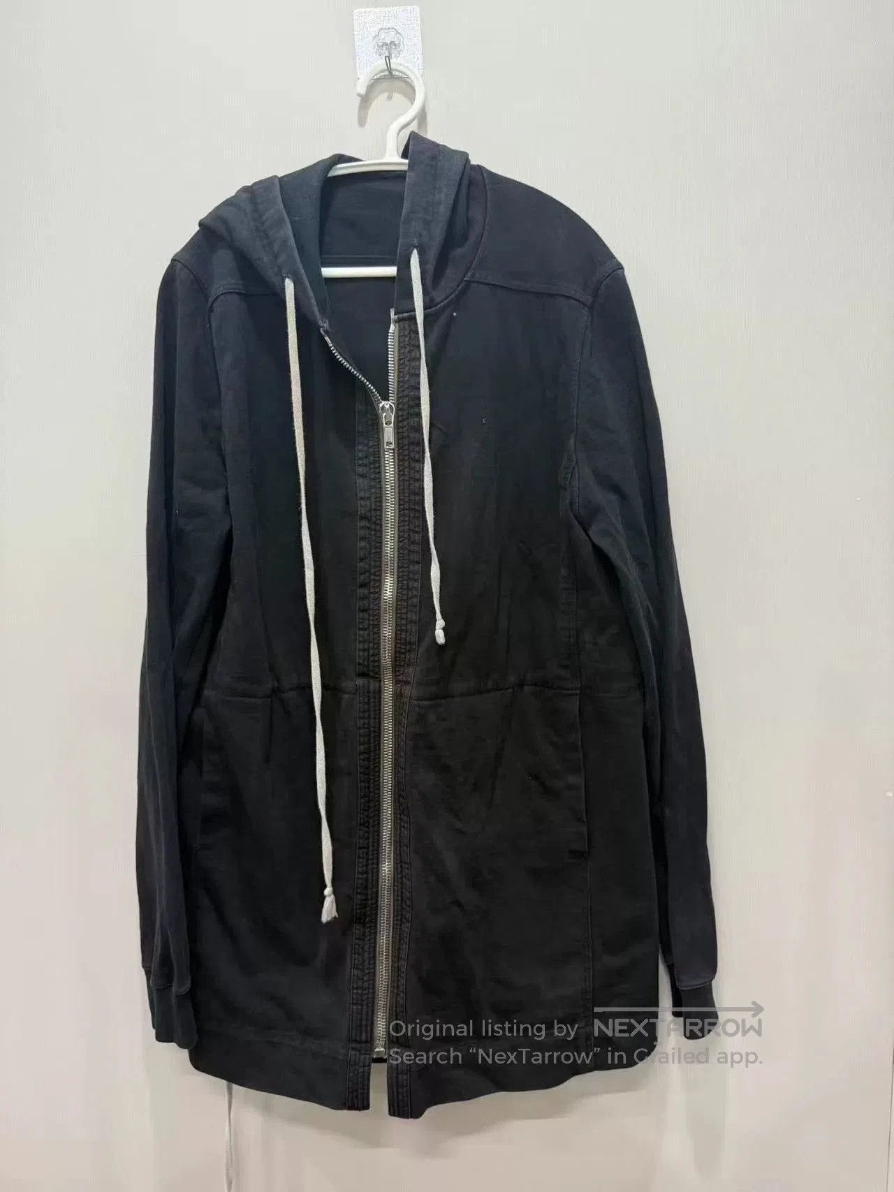 Rick Owens Rick Owens Long Hooded Zip Coat S. Size US S / EU 44-46 / 1 - 1 Thumbnail