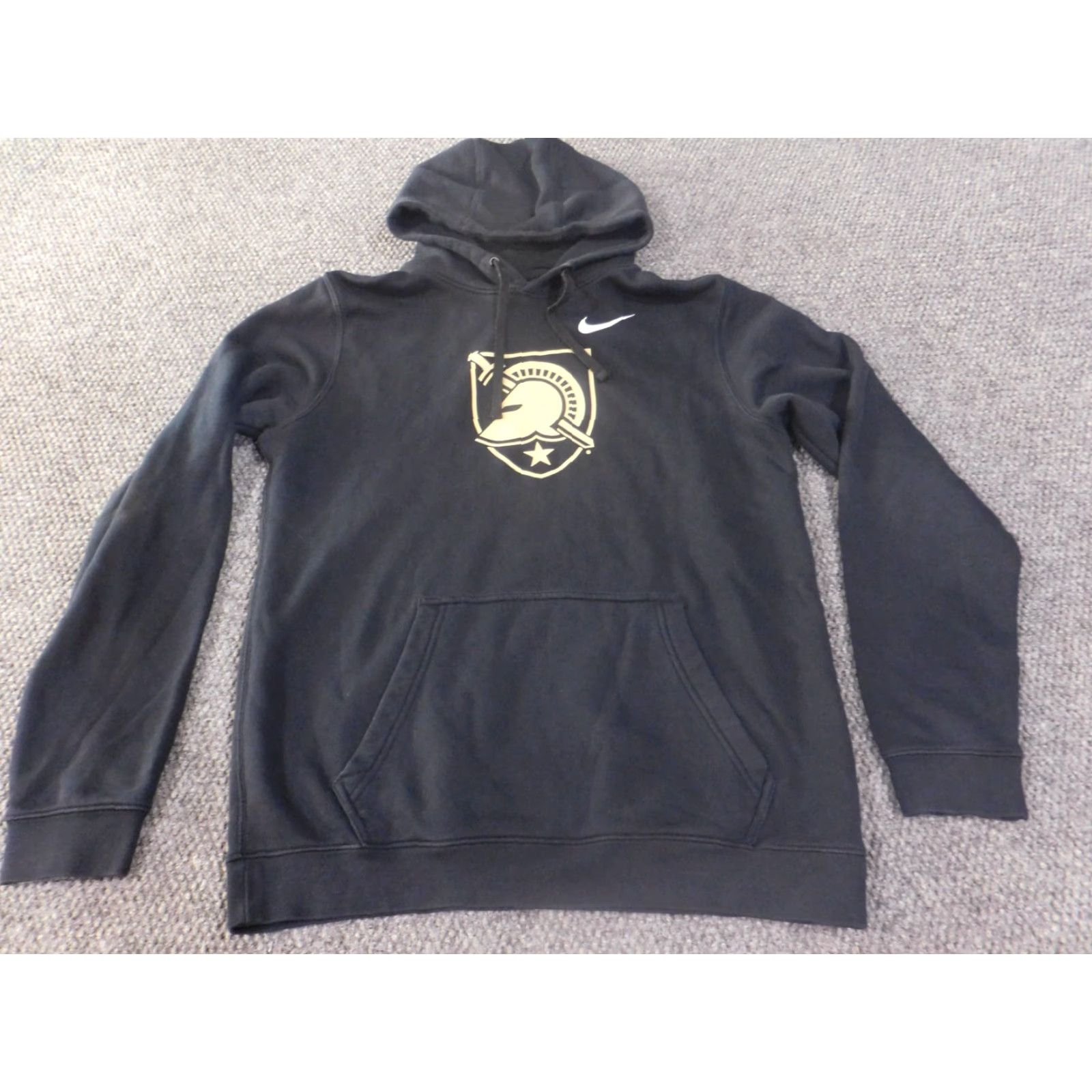 Nike Nike Hoodie Mens M Black Pullover Stretch Spartan Logo Retro Swoosh Hooded Logo Size US M / EU 48-50 / 2 - 3 Thumbnail