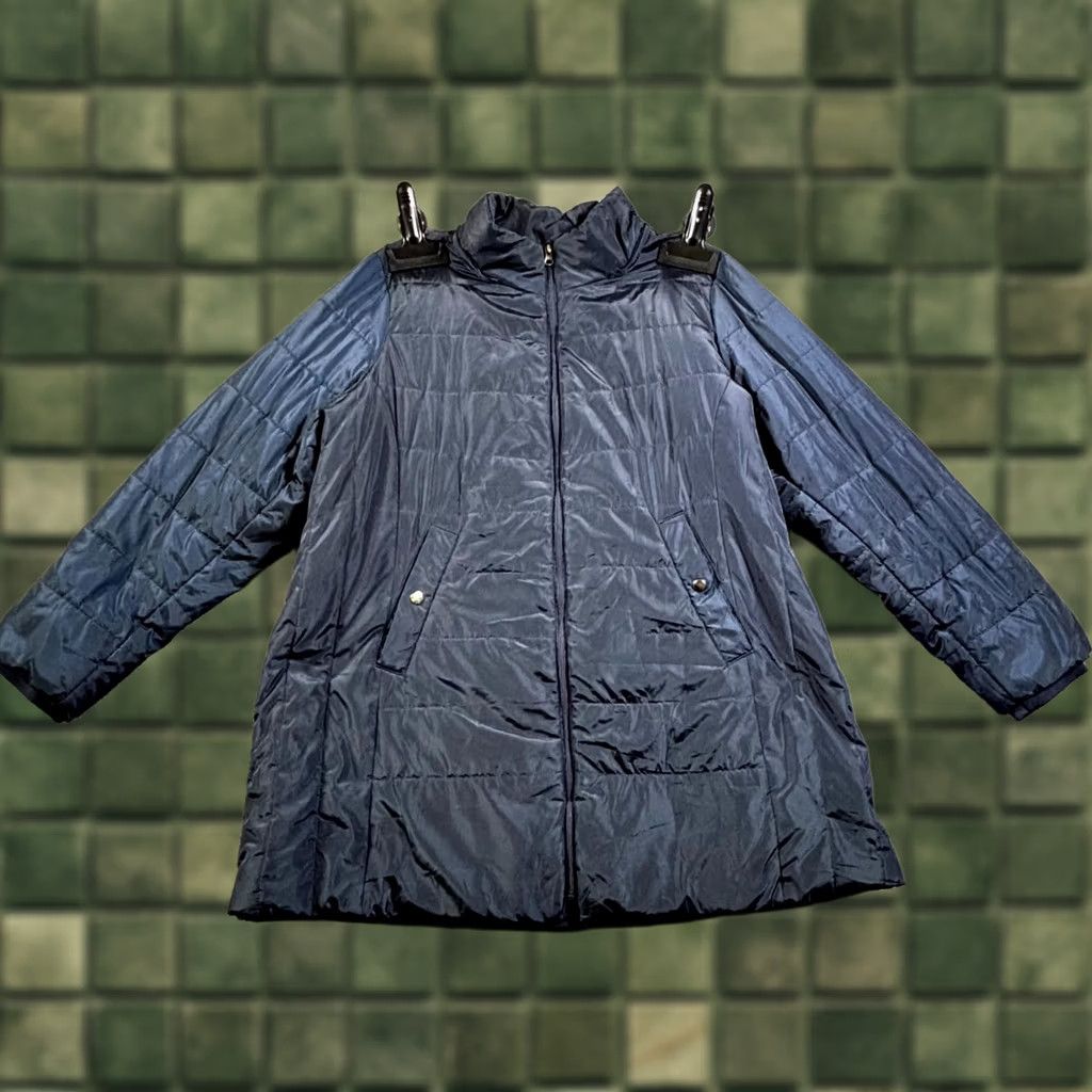 Vintage St. John's Bay Puffer Jacket Women's 1X Black Polyester Full-Zip Jacket No N/A Size XL / US 12-14 / IT 48-50 - 1 Thumbnail