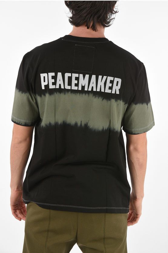 OAMC o1y0225 Logo Crewneck T-Shirt in Black/Sage Green Size US S / EU 44-46 / 1 - 3 Thumbnail