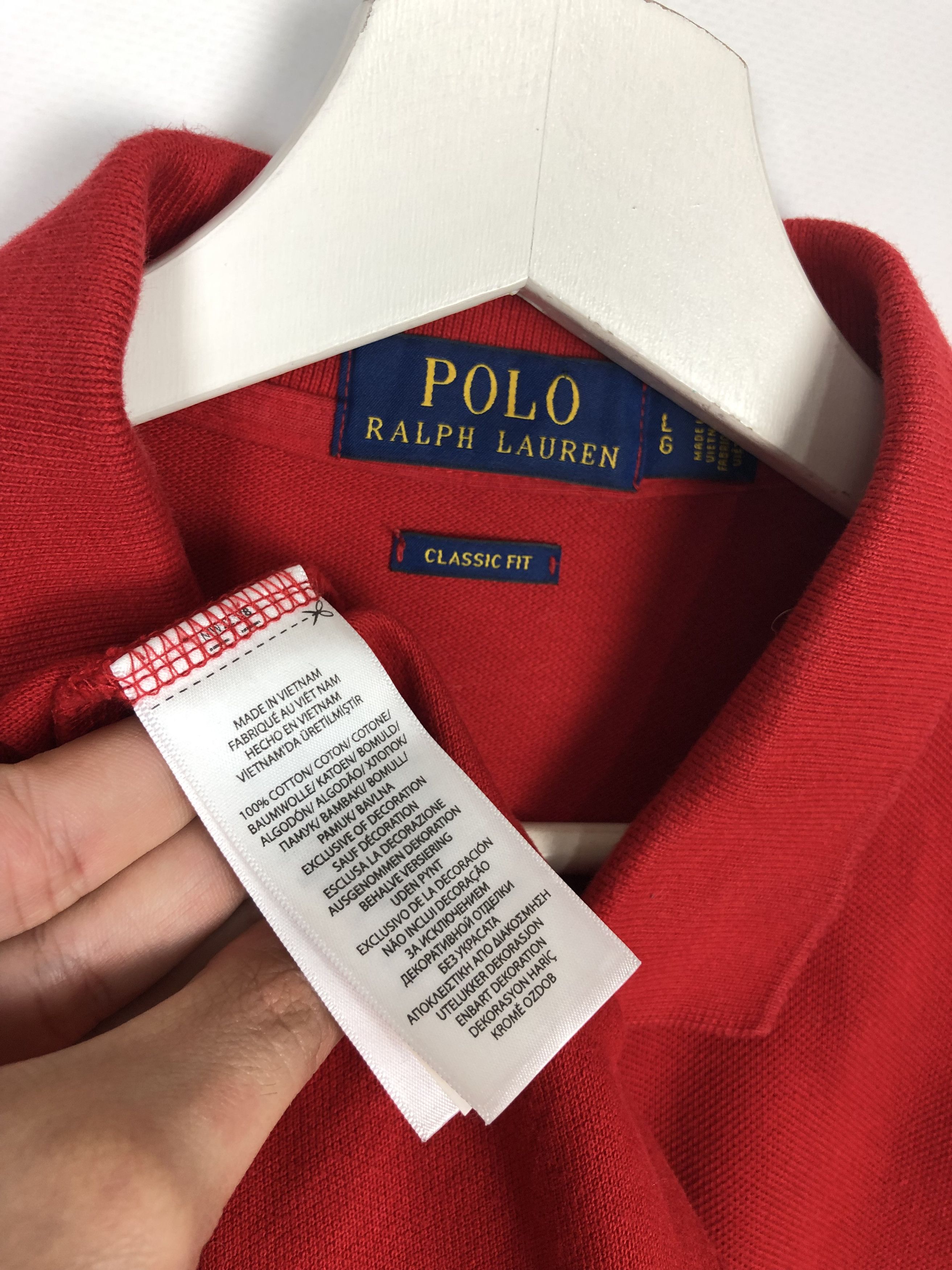 Polo Ralph Lauren Polo Ralph Lauren T-Shirt Polo Small Logo Red size L Size US L / EU 52-54 / 3 - 8 Thumbnail