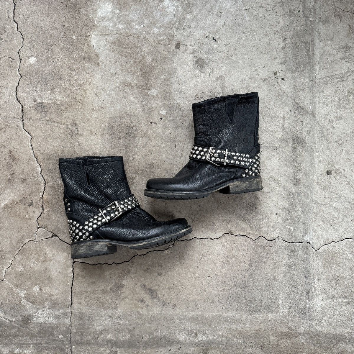 Biker Boots Steve Madden Phoebe Boots Eastern Knee-length Leather