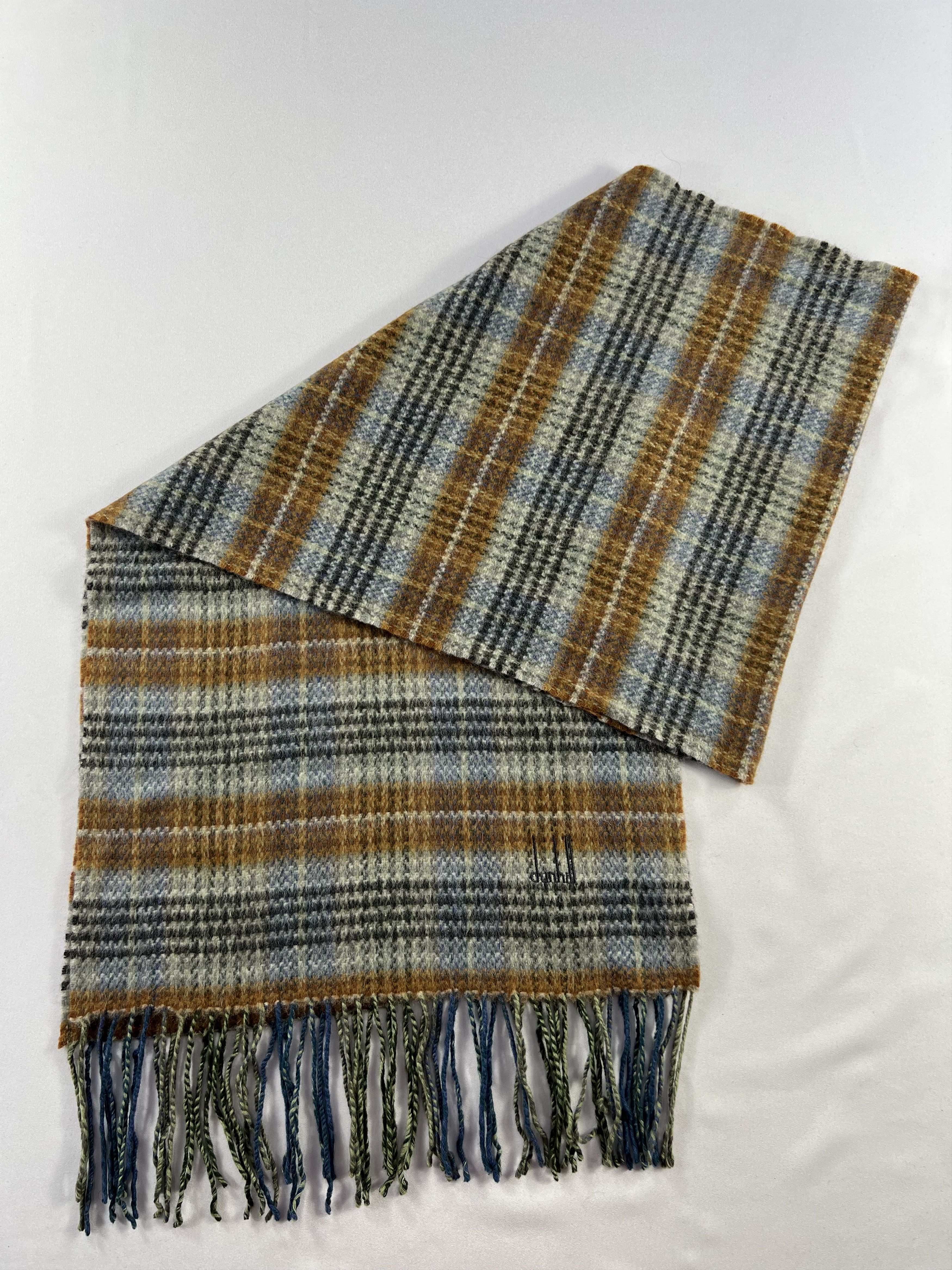 Alfred Dunhill Alfred Dunhill Cashmere Scarf / Muffler / Neckwear P988 Size ONE SIZE - 6 Thumbnail