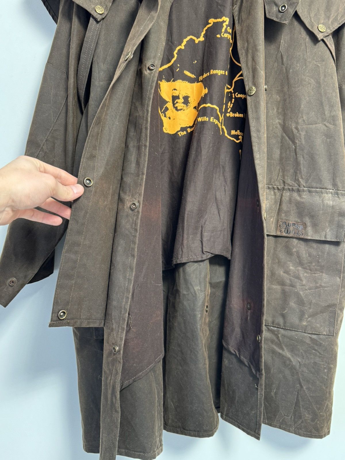 Other Burke Wills vintage wax waxed cotton short weatherall jacket Size US M / EU 48-50 / 2 - 13 Thumbnail