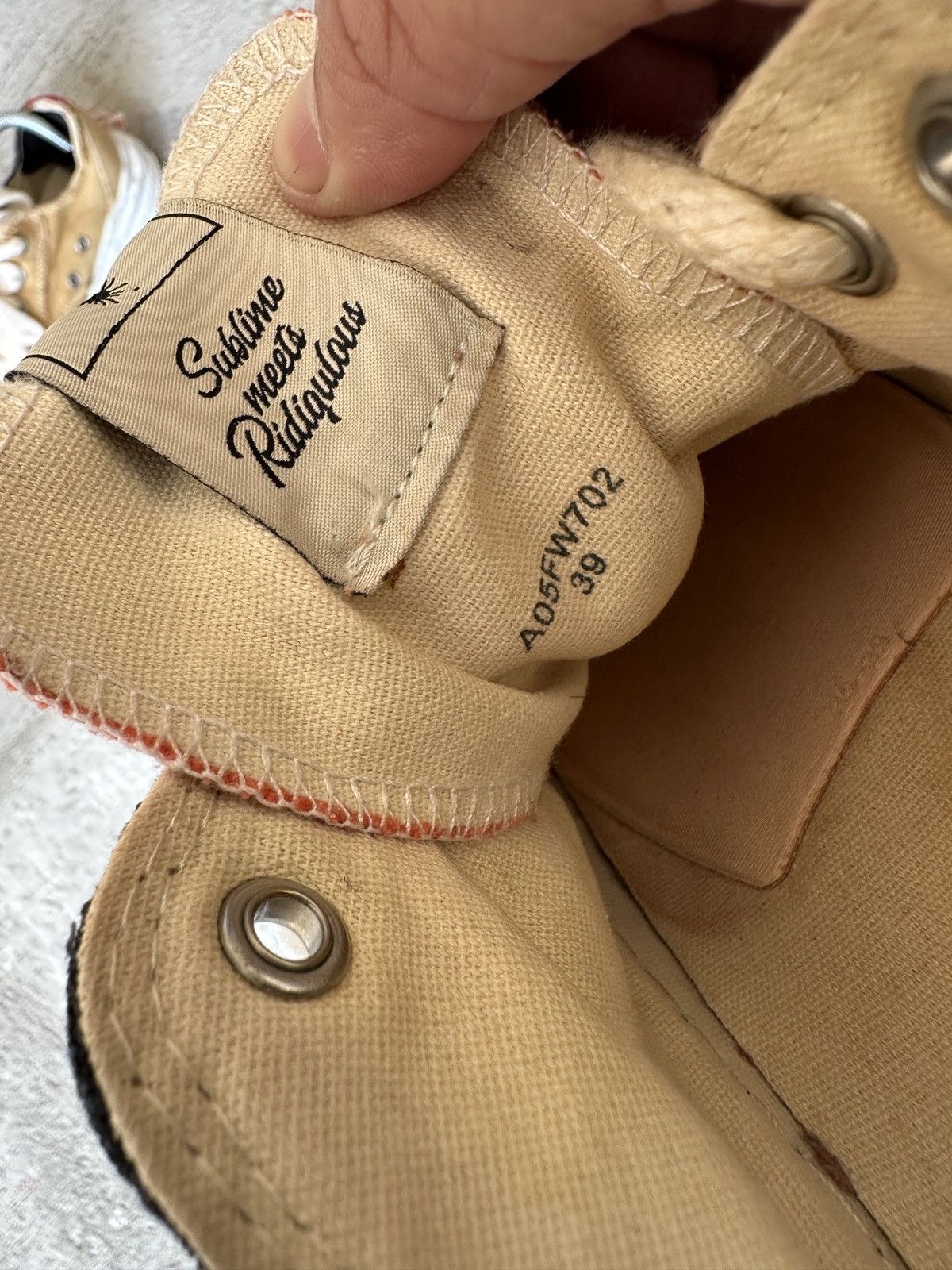 Maison MIHARA YASUHIRO Maison Mihara Yasuhiro Hank tricolor OG sole OG sole canvas Size US 6.5 / EU 39-40 - 8 Thumbnail