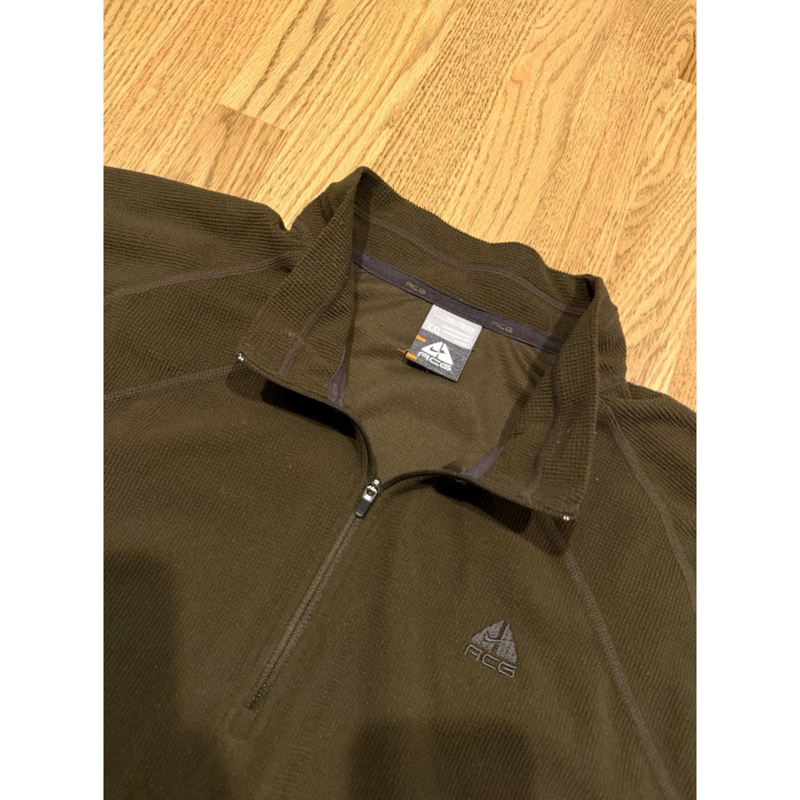Nike ACG Vtg Nike ACG Pullover Thermal 1/4 Zip Men’s XXL 2XL Y2K Olive Green Base layer Size US XXL / EU 58 / 5 - 3 Thumbnail