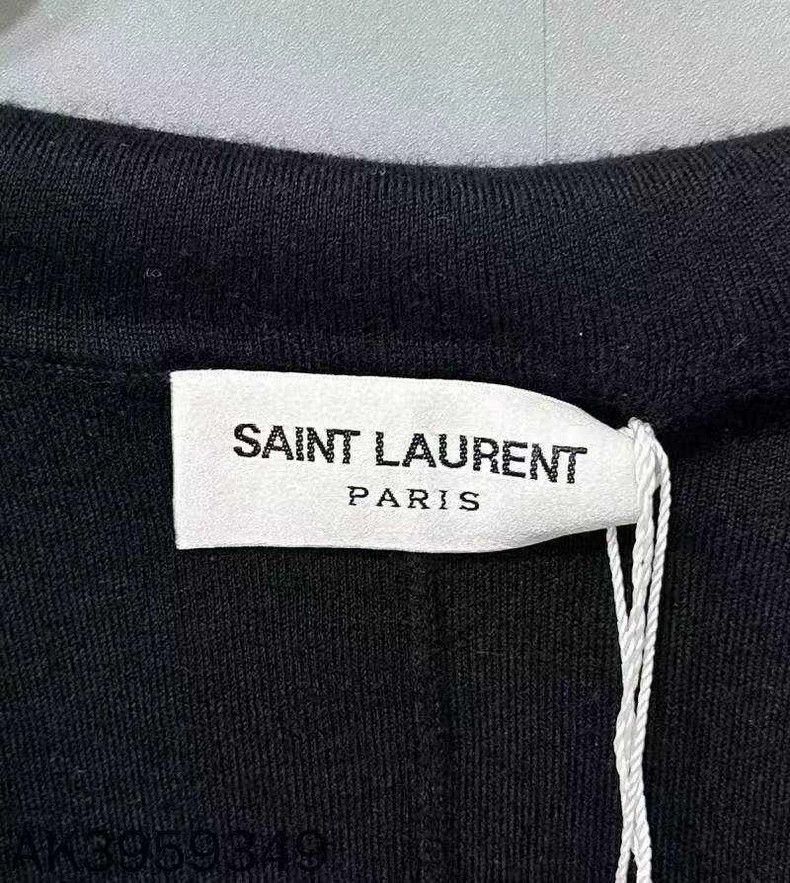 Saint Laurent Paris Saint Laurent ParisStrappy Long Sleeve Cropped Dress 2504- Size S / US 4 / IT 40 - 6 Thumbnail