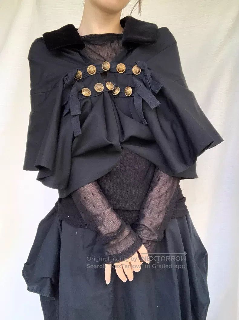 Comme des Garcons Comme Des Garcons Dark Gothic Deconstructed Cloak Coat Size M / US 6-8 / IT 42-44 - 2 Thumbnail
