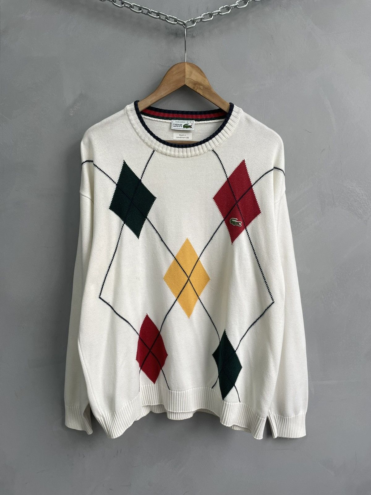 Lacoste Vintage Lacoste chemise old money sweater y2k Size US L / EU 52-54 / 3 - 2 Thumbnail