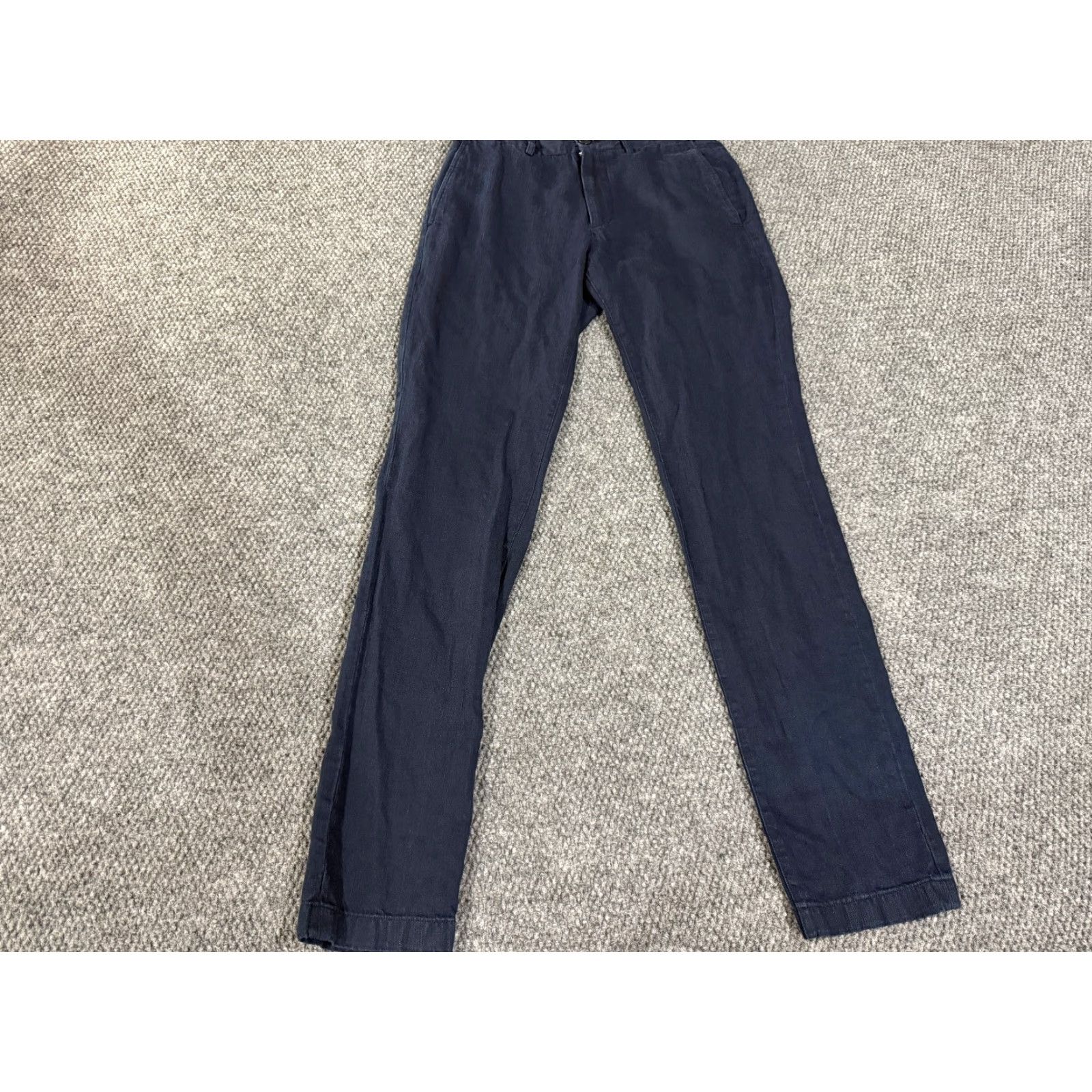 Zara Zara Pants Mens 28x32 Blue Straight Leg Dress Career Work Casual Size US 28 / EU 44 - 2 Thumbnail