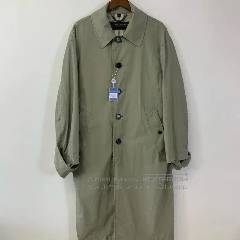 Burberry Burberry Men's Green Trench Coat. Size US L / EU 52-54 / 3 - 1 Thumbnail