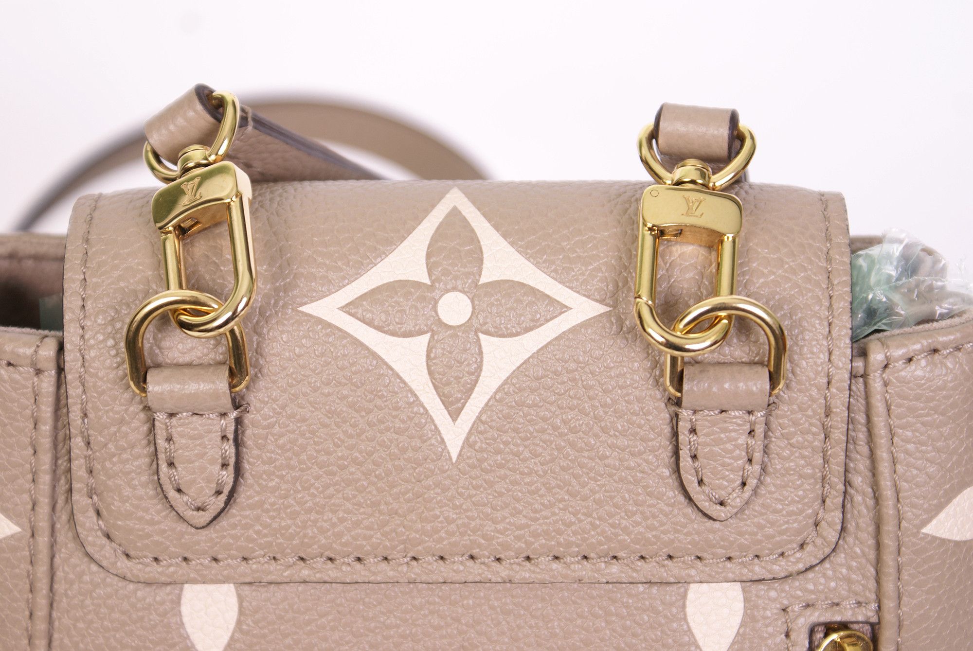 Louis Vuitton Louis Vuitton Tiny Backpack Monogram Empreinte Beige Cream Size ONE SIZE - 12 Thumbnail