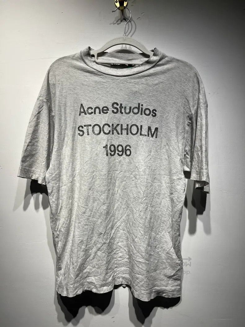 Acne Studios Acne Studios 1996 letter print distressed short-sleeve T-s Size US XXS / EU 40 - 1 Thumbnail