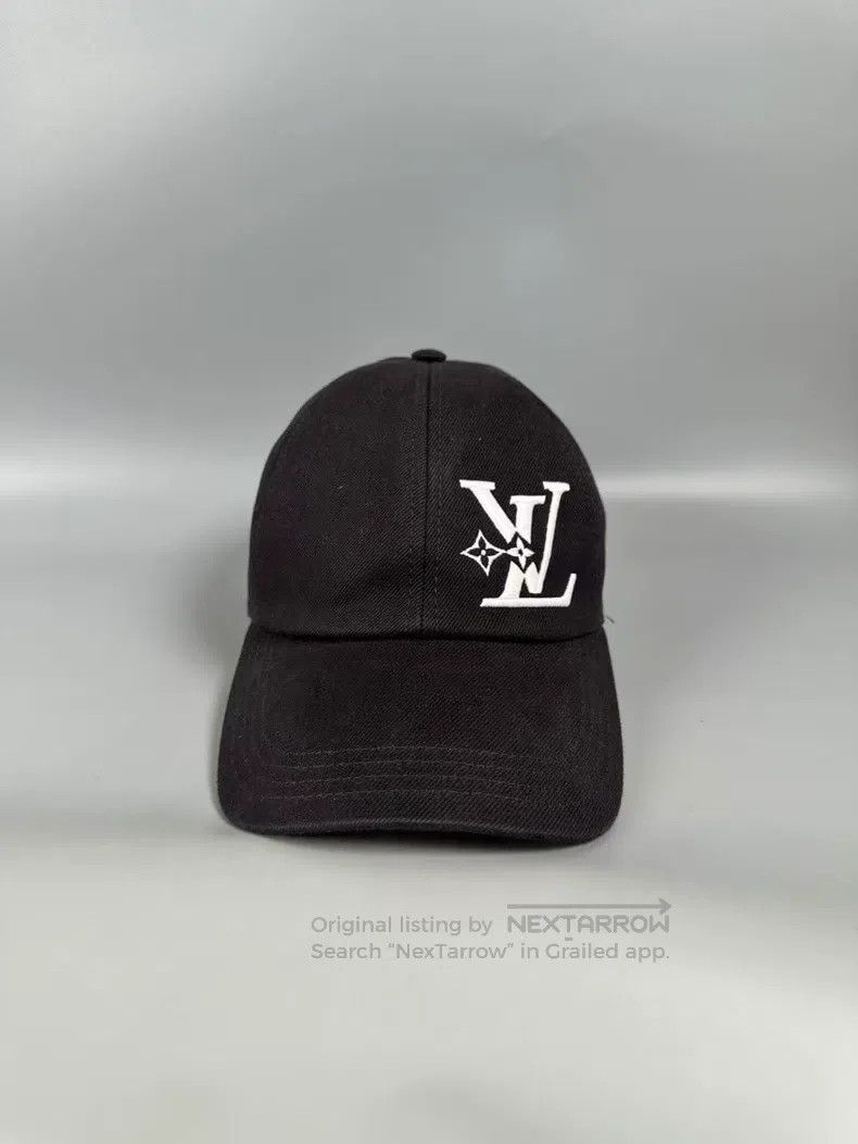 Louis Vuitton Louis Vuitton Black logo embroidered baseball cap Size ONE SIZE - 4 Thumbnail