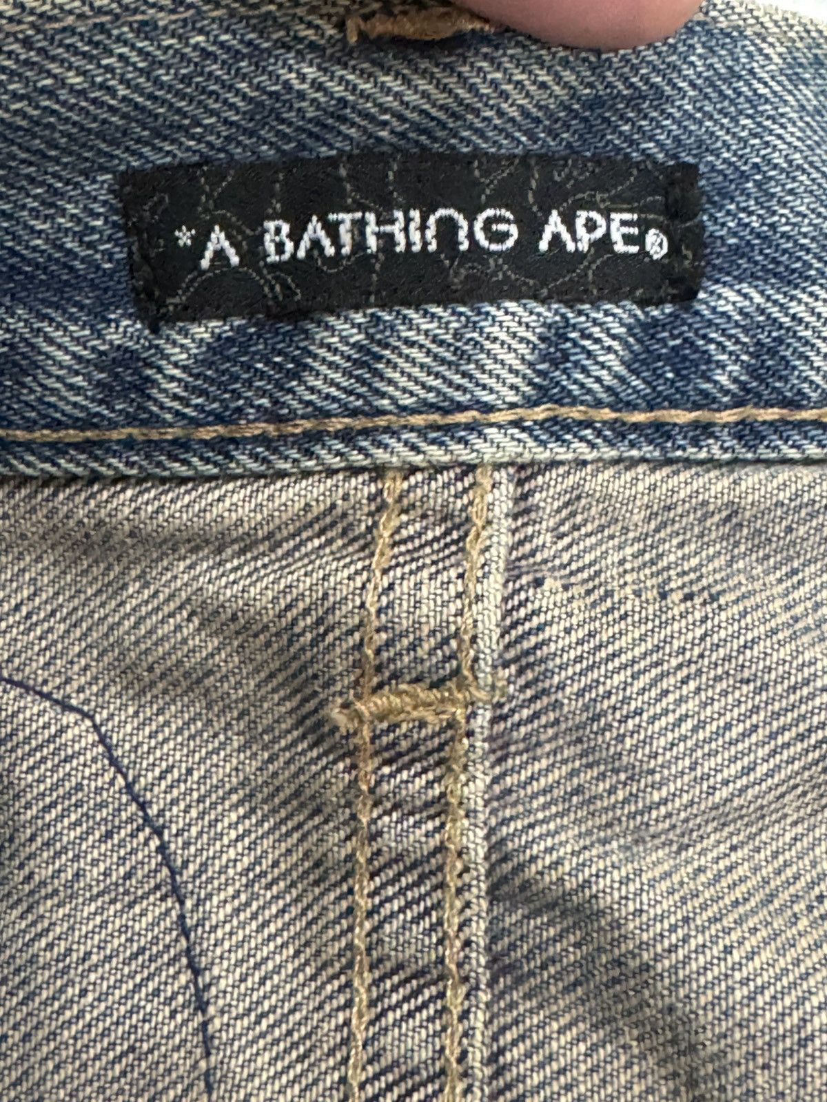 Bape Vintage Bape Denim Selvedge Size US 34 / EU 50 - 10 Thumbnail