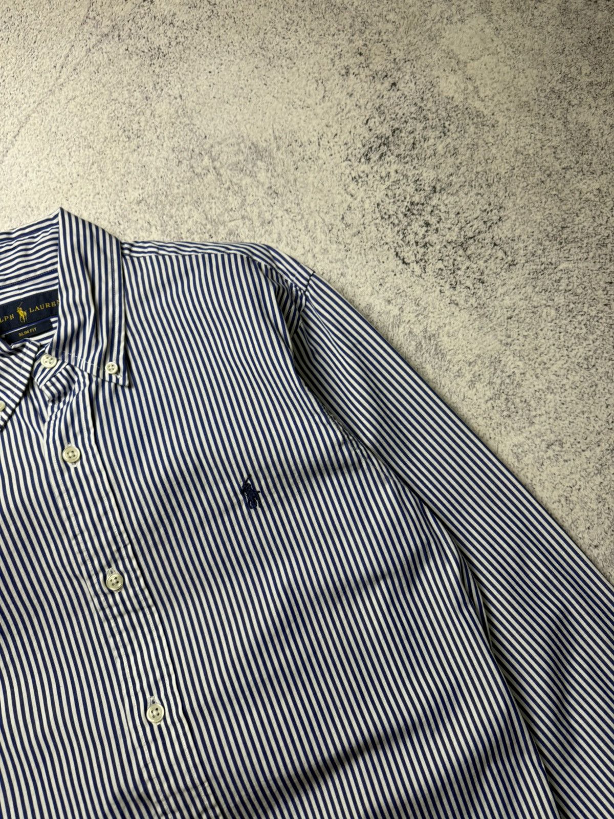 Polo Ralph Lauren Vintage RALPH LAUREN Striped long Sleeved Shirt Rare Size US S / EU 44-46 / 1 - 12 Thumbnail