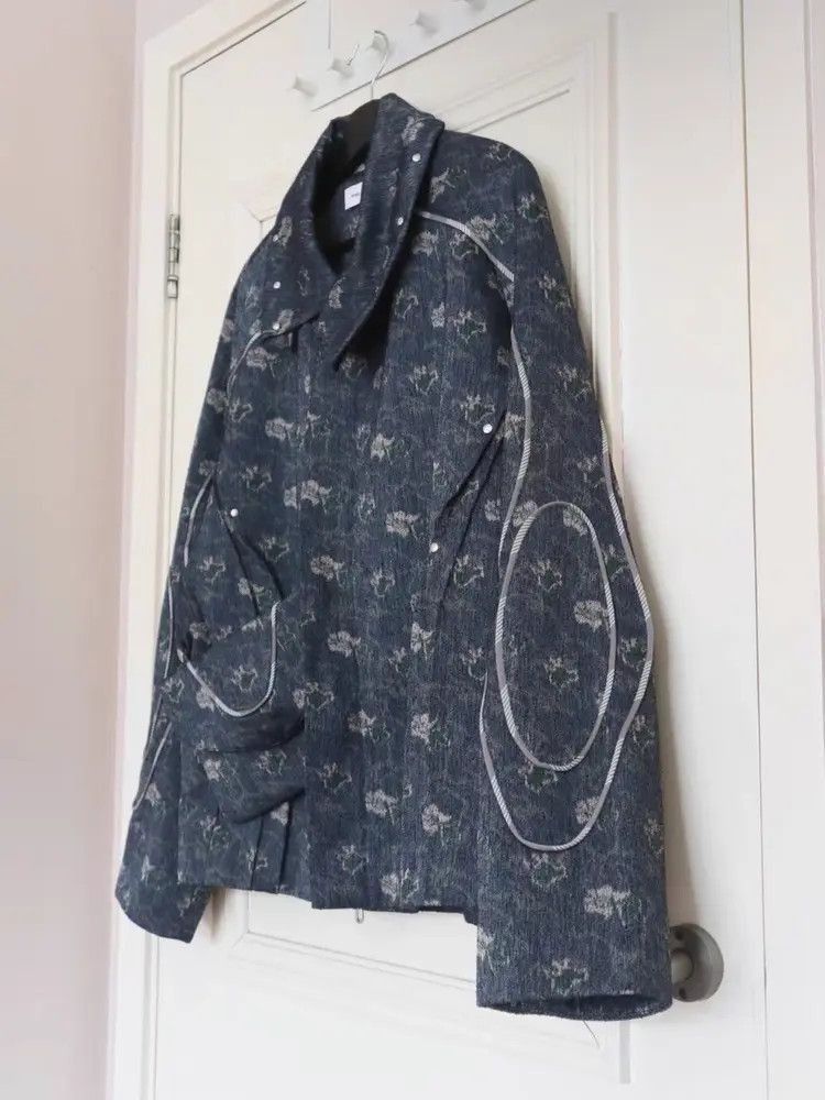 Kiko Kostadinov Sz48 Kiko Kostadinov 24AW Chalice Jacket Bag Floral Jacquar Size US M / EU 48-50 / 2 - 8 Thumbnail