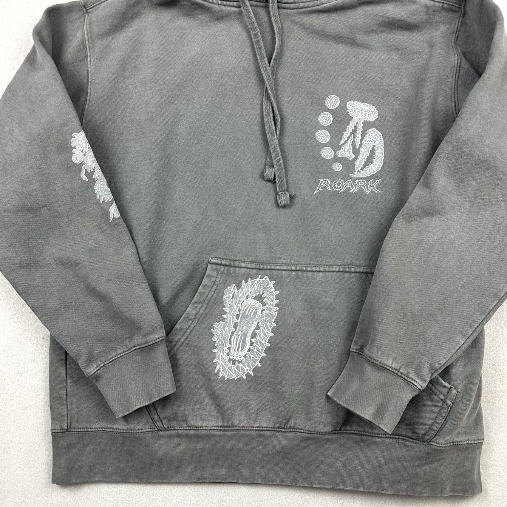 Roark Roark Hoodie Men M Gray Pullover Sweatshirt Pockets Hooded Casual Outdoor Slim Regular Size US M / EU 48-50 / 2 - 3 Thumbnail